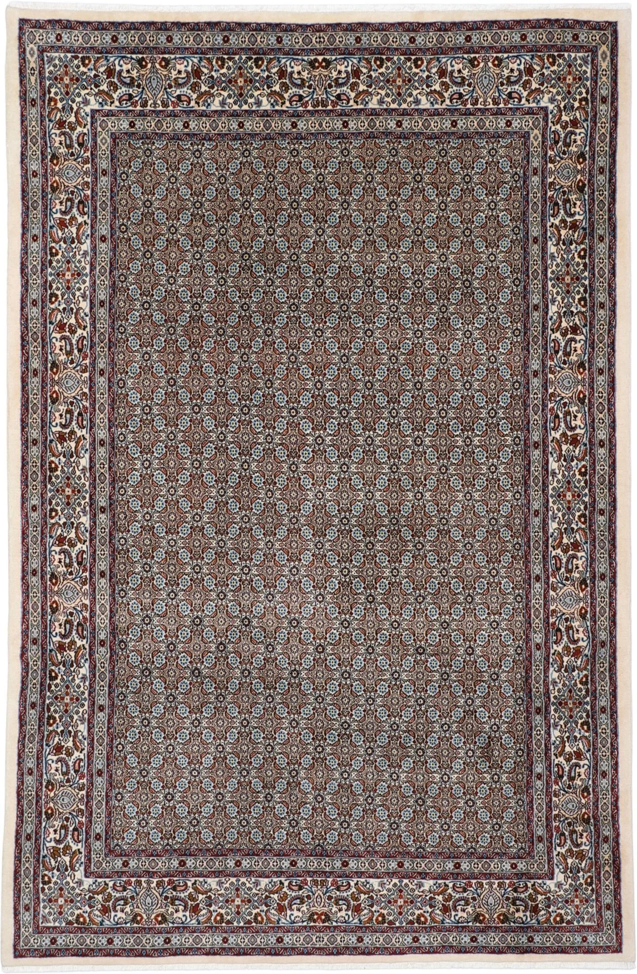 Moud Persian Rug 198 × 298 cm in Wool, hand-knotted