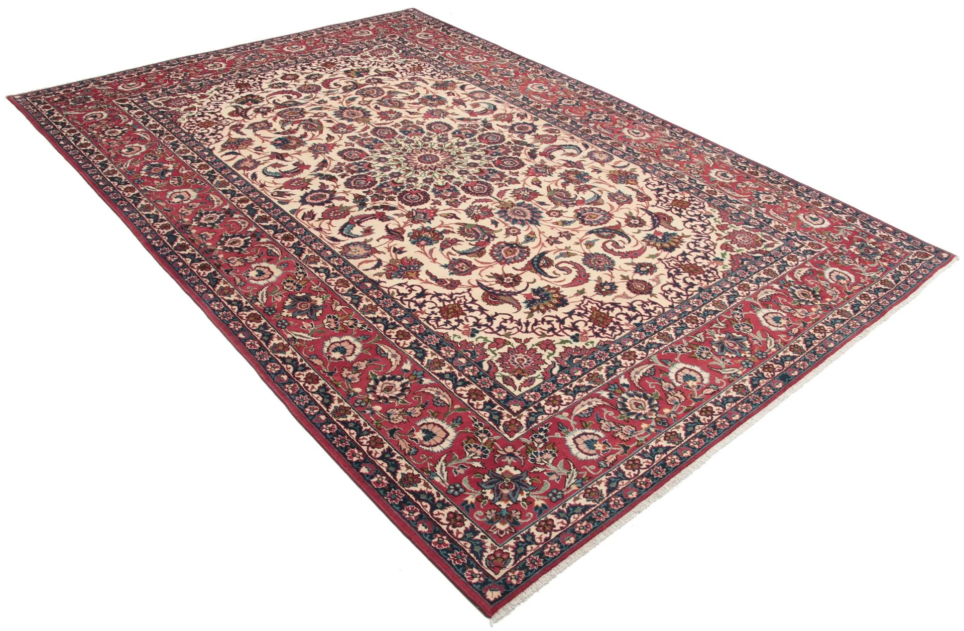 Alternative view of Najafabad Persian Rug 268 × 390 cm in Wool, hand-knotted