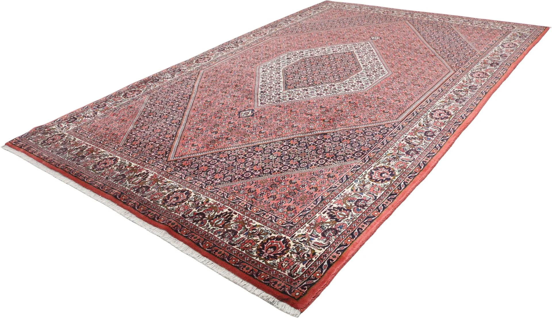 Hand-Knotted Bijar Persian Rug, 202 × 315 cm, Wool - Image 3