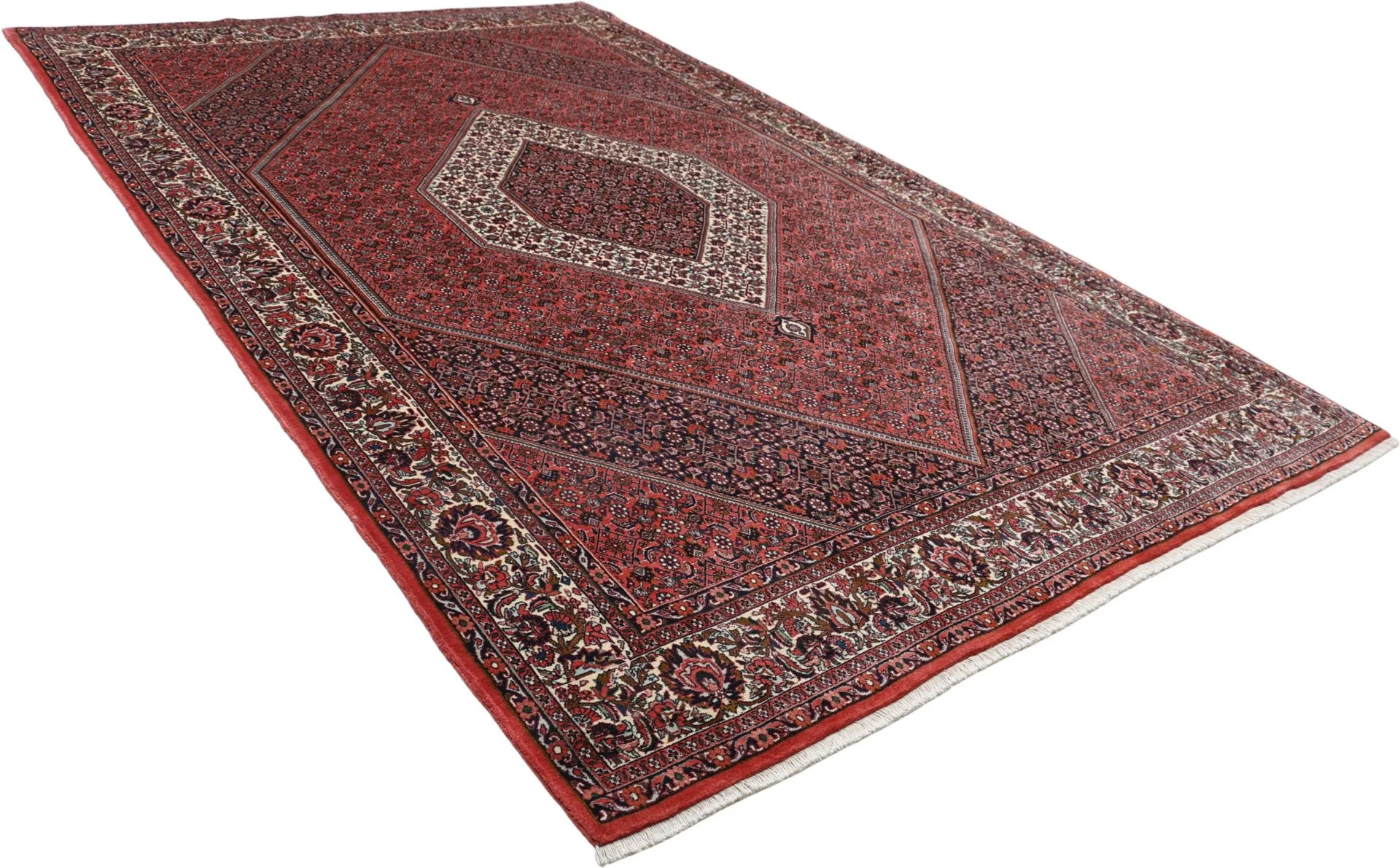 Hand-Knotted Bijar Persian Rug, 202 × 315 cm, Wool - Image 4