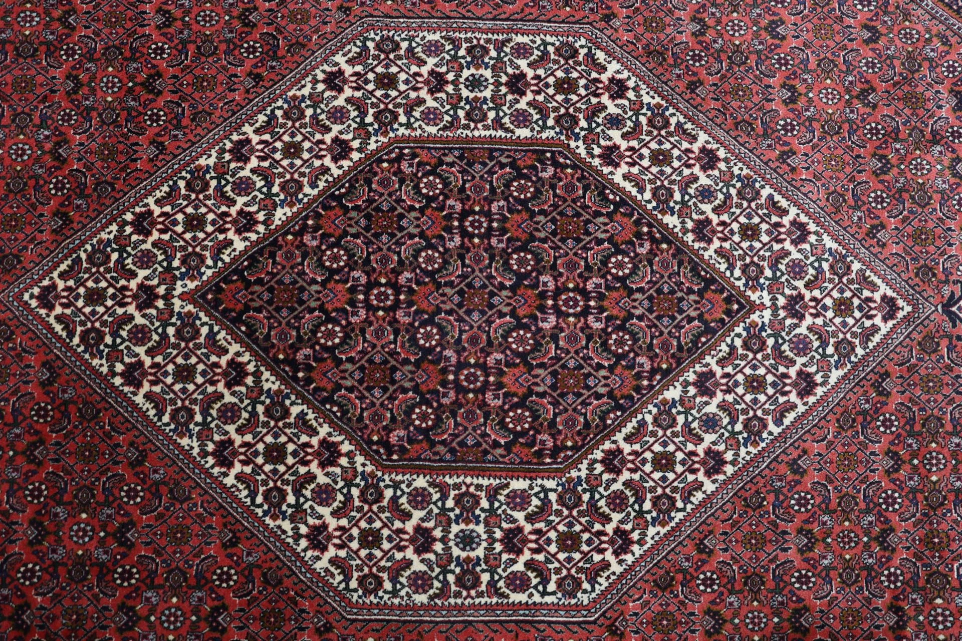 Hand-Knotted Bijar Persian Rug, 202 × 315 cm, Wool - Image 9