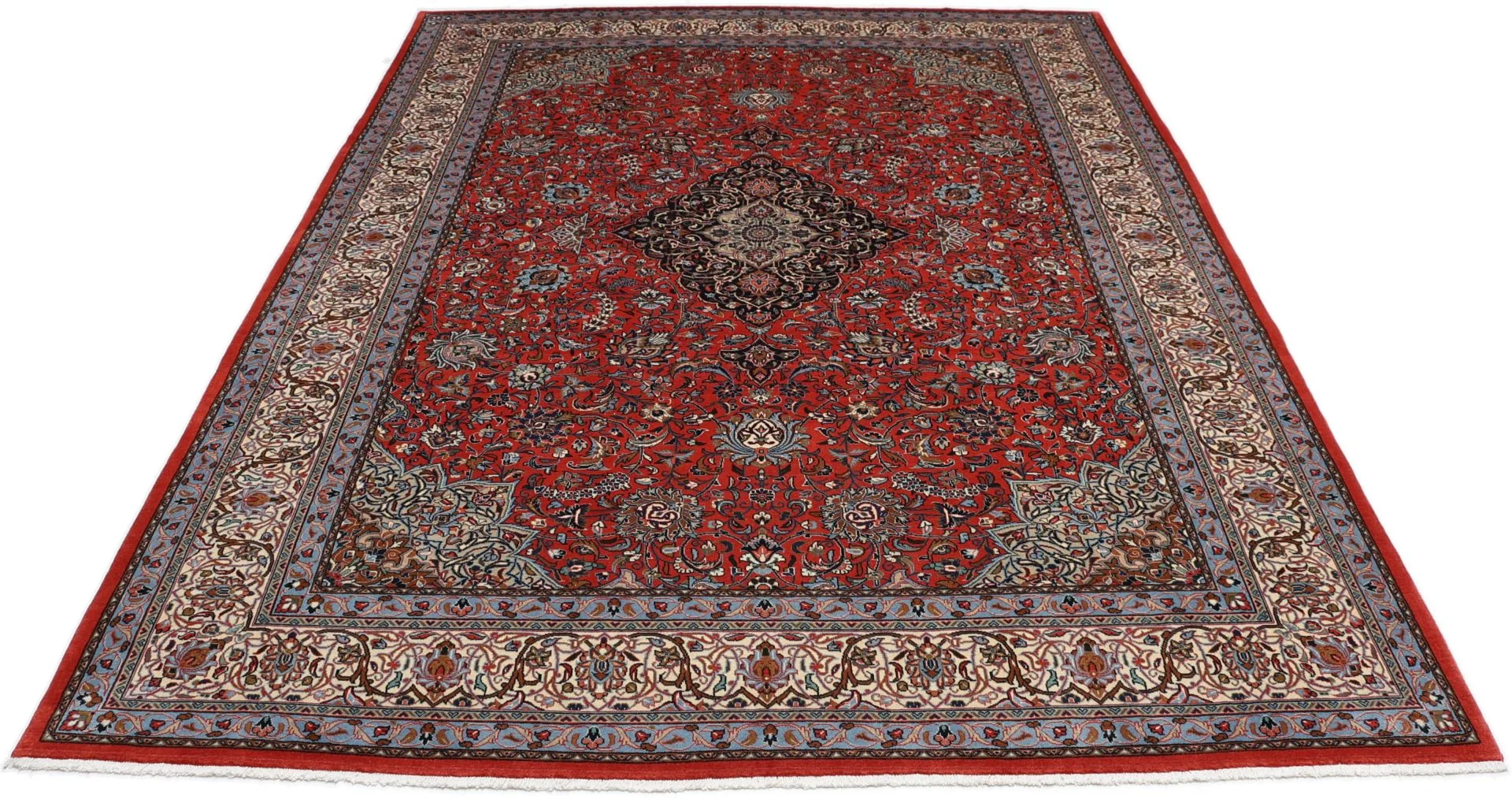 Sarouk Persian Rug 261 × 348 cm in Wool, hand-knotted - Image 5