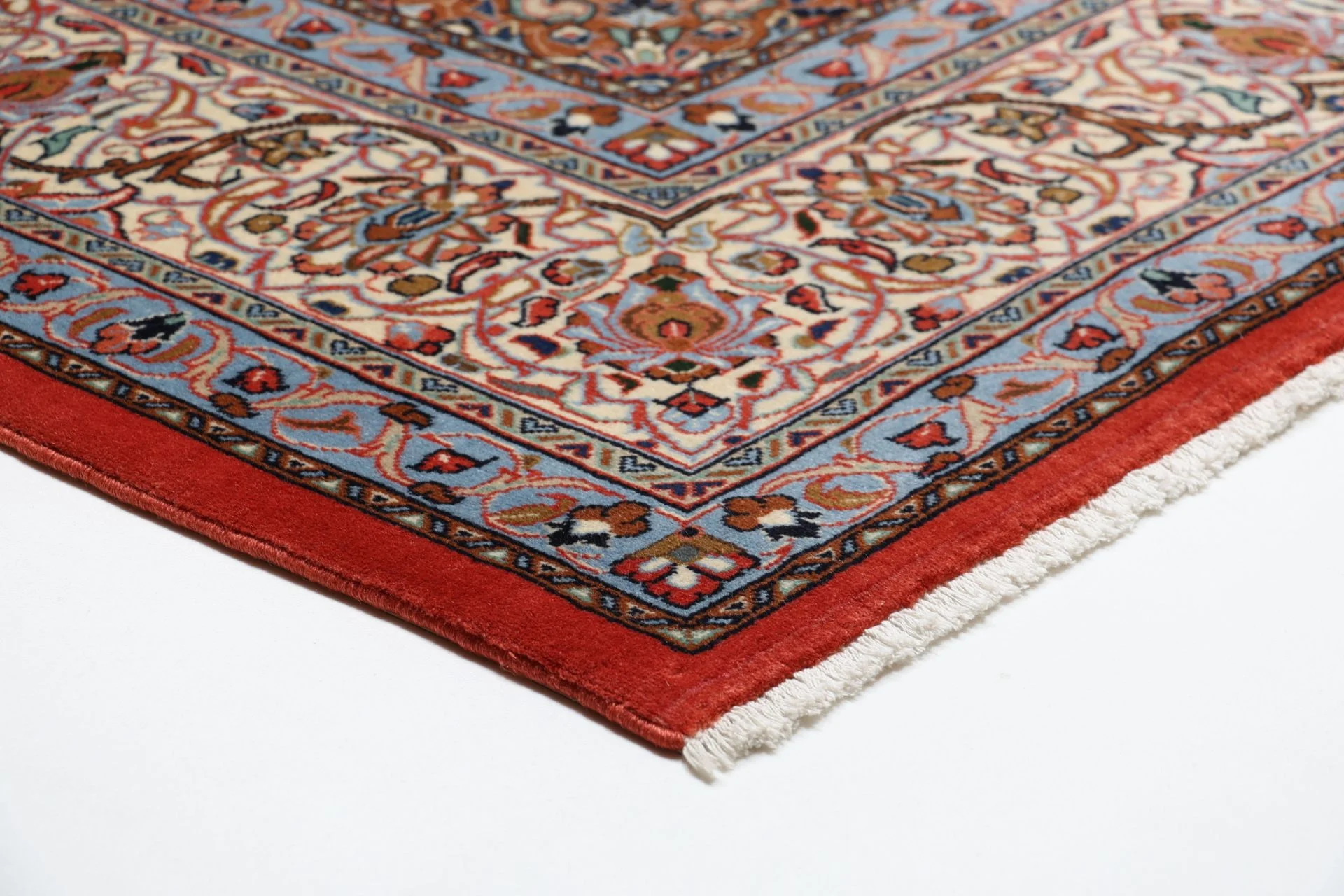 Sarouk Persian Rug 261 × 348 cm in Wool, hand-knotted - Image 8