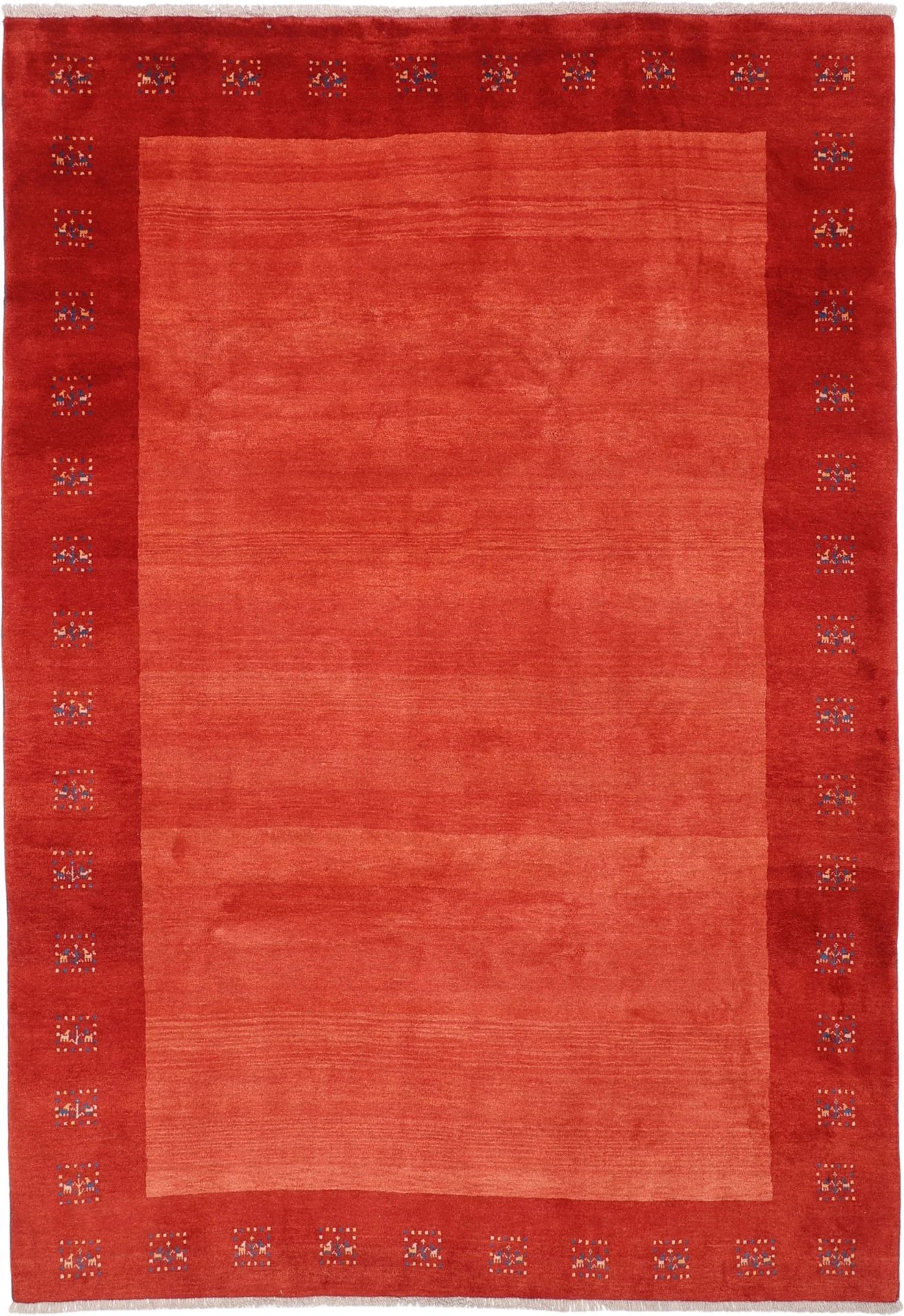 Hand-Knotted Loribaft Persian Rug, 204 × 294 cm, Wool