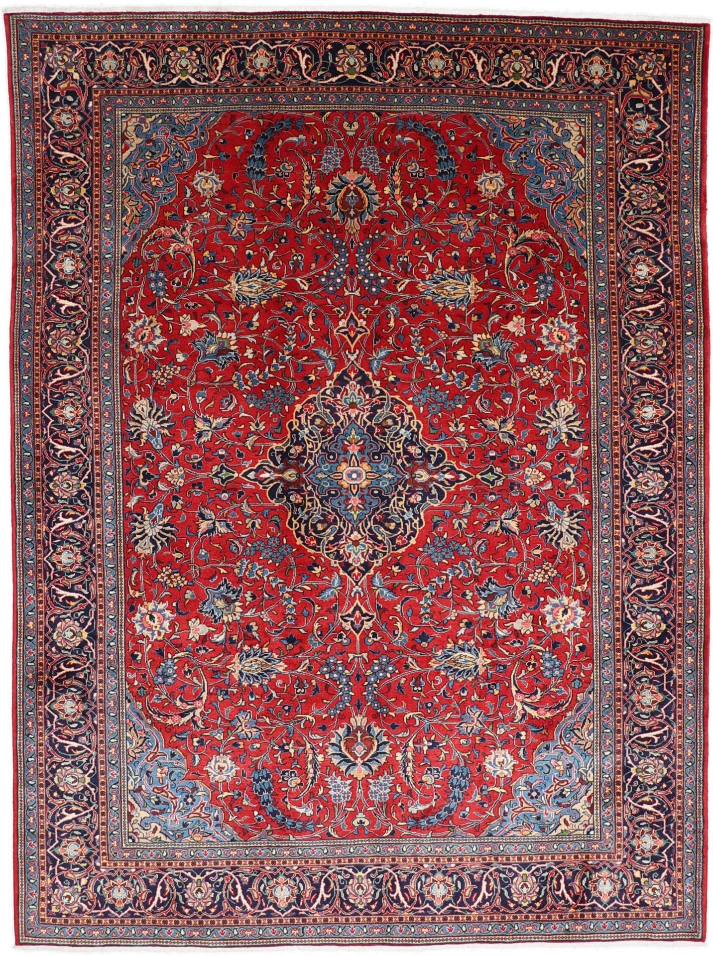 Wool Sarouk Persian Rug 262 × 345 cm, hand-knotted