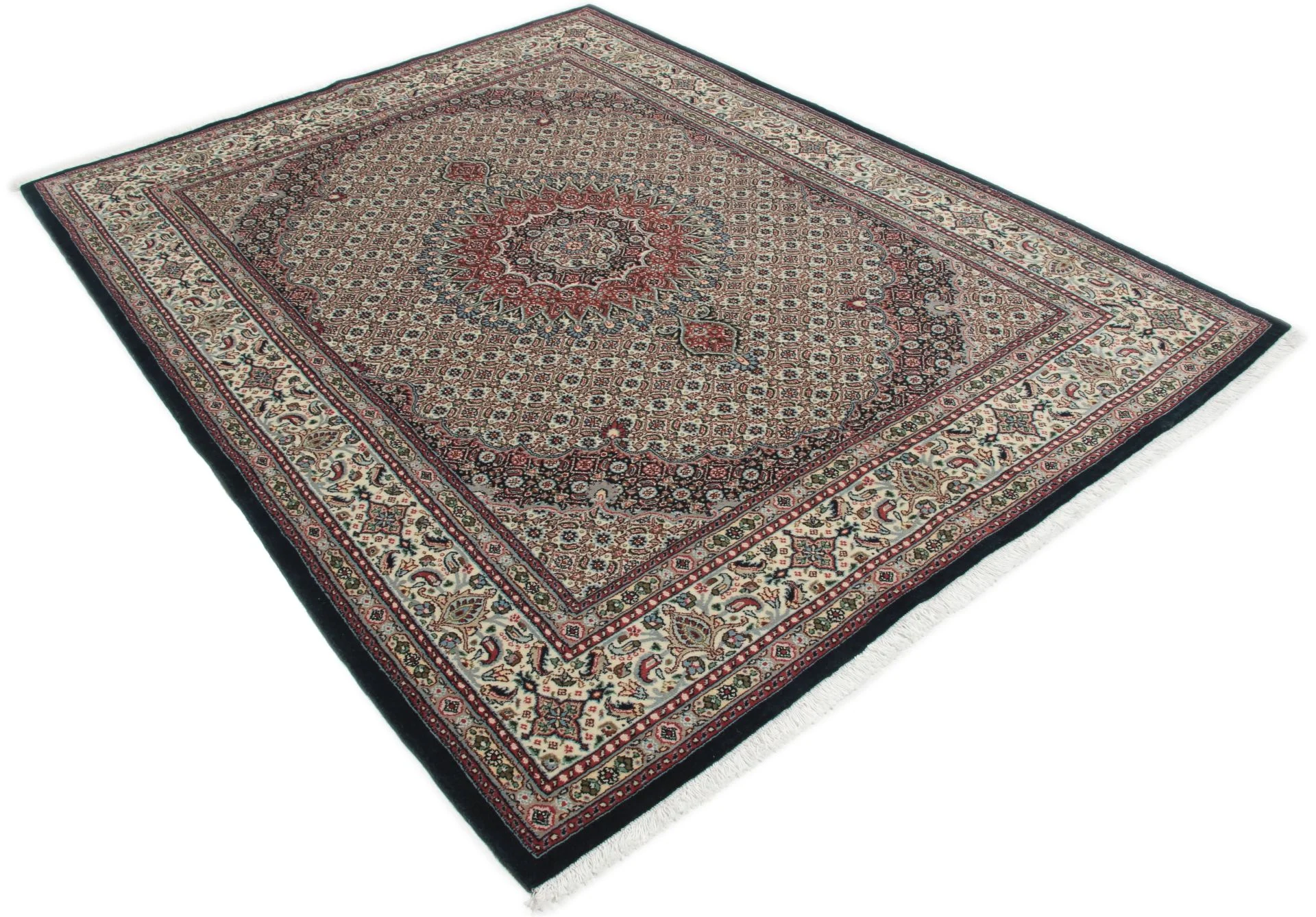 Alternative view of Wool Moud Persian Rug 150 × 196 cm, hand-knotted