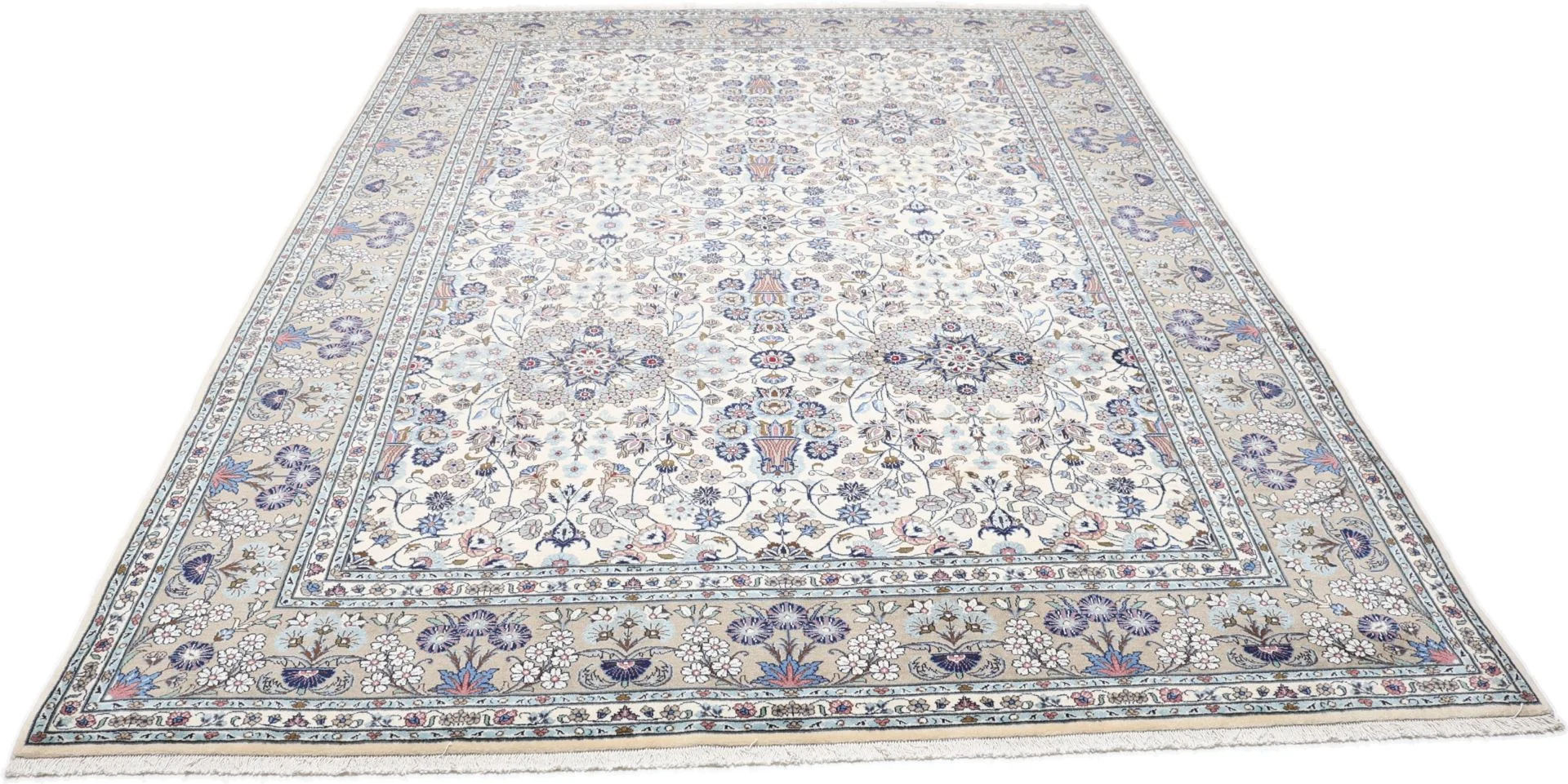 Alternative view of Wool Kashan Persian Rug 257 × 351 cm, hand-knotted