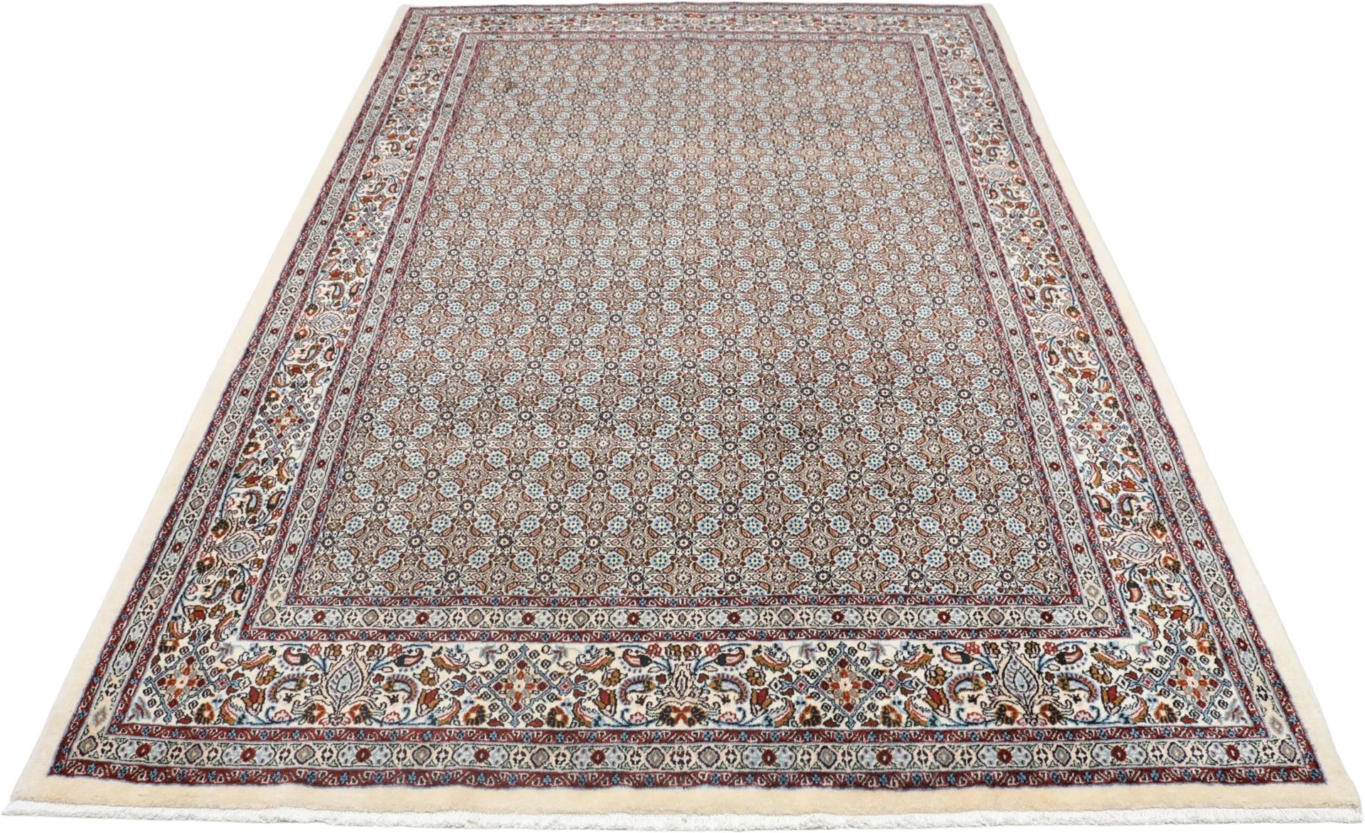 Alternative view of Moud Persian Rug 198 × 298 cm in Wool, hand-knotted