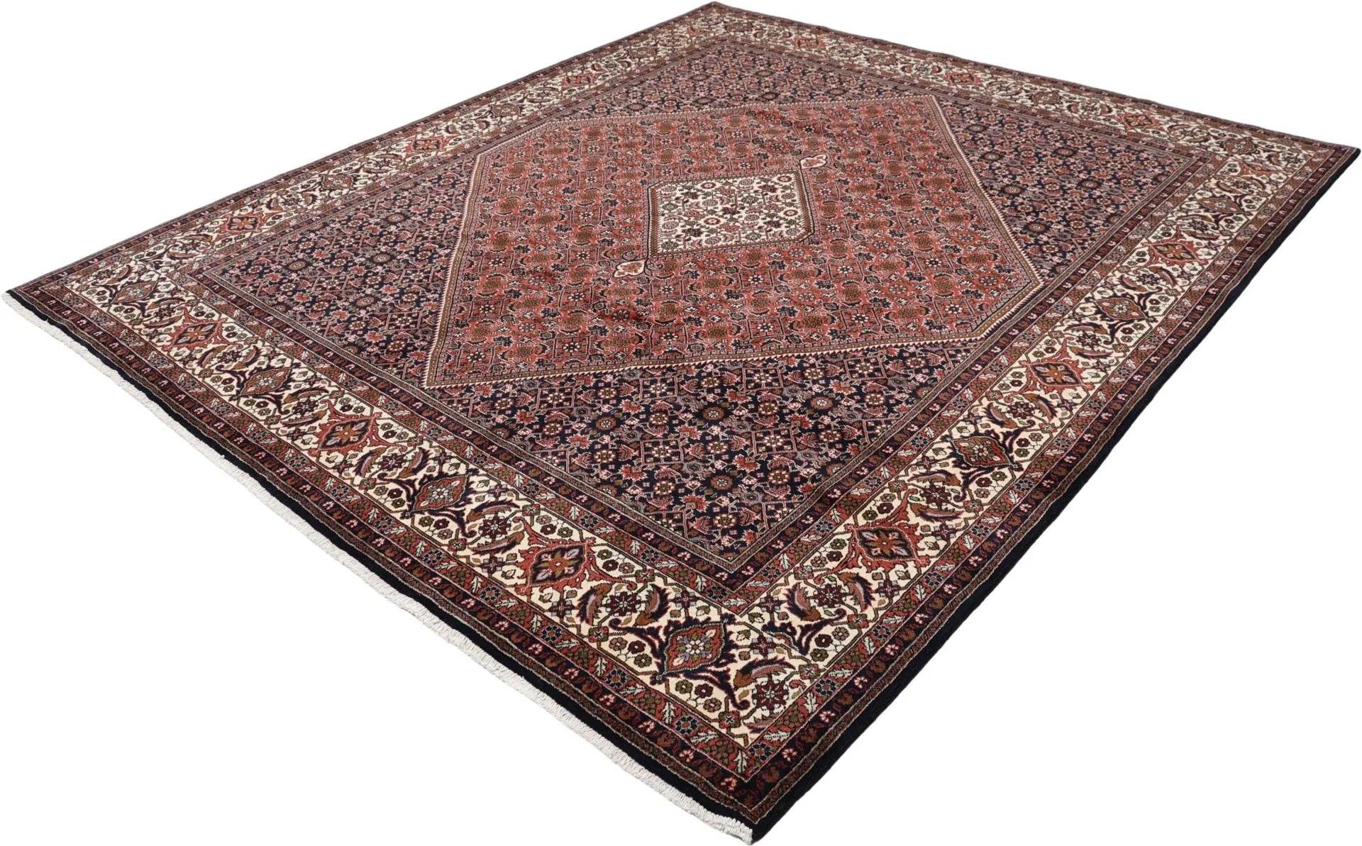 Hand-Knotted Bijar Persian Rug, 250 × 290 cm, Wool - Image 3