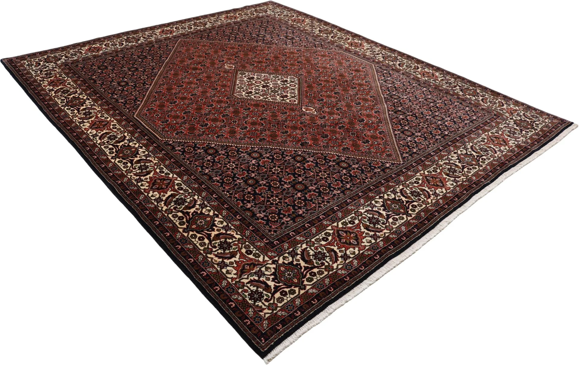 Hand-Knotted Bijar Persian Rug, 250 × 290 cm, Wool - Image 4