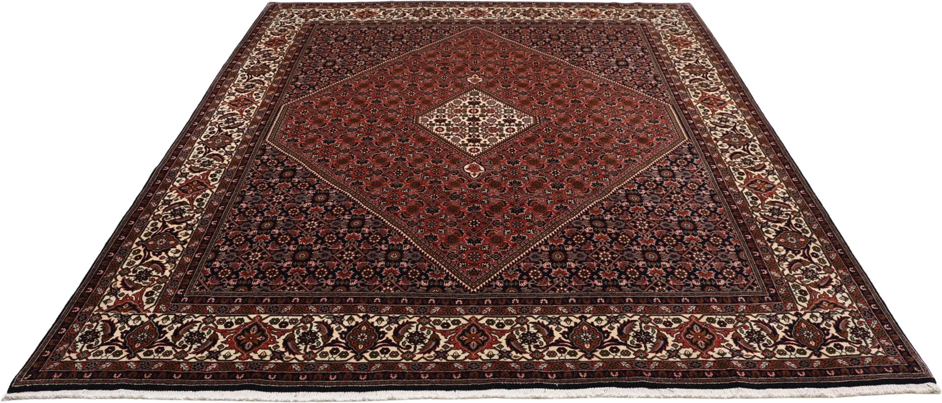 Hand-Knotted Bijar Persian Rug, 250 × 290 cm, Wool - Image 5