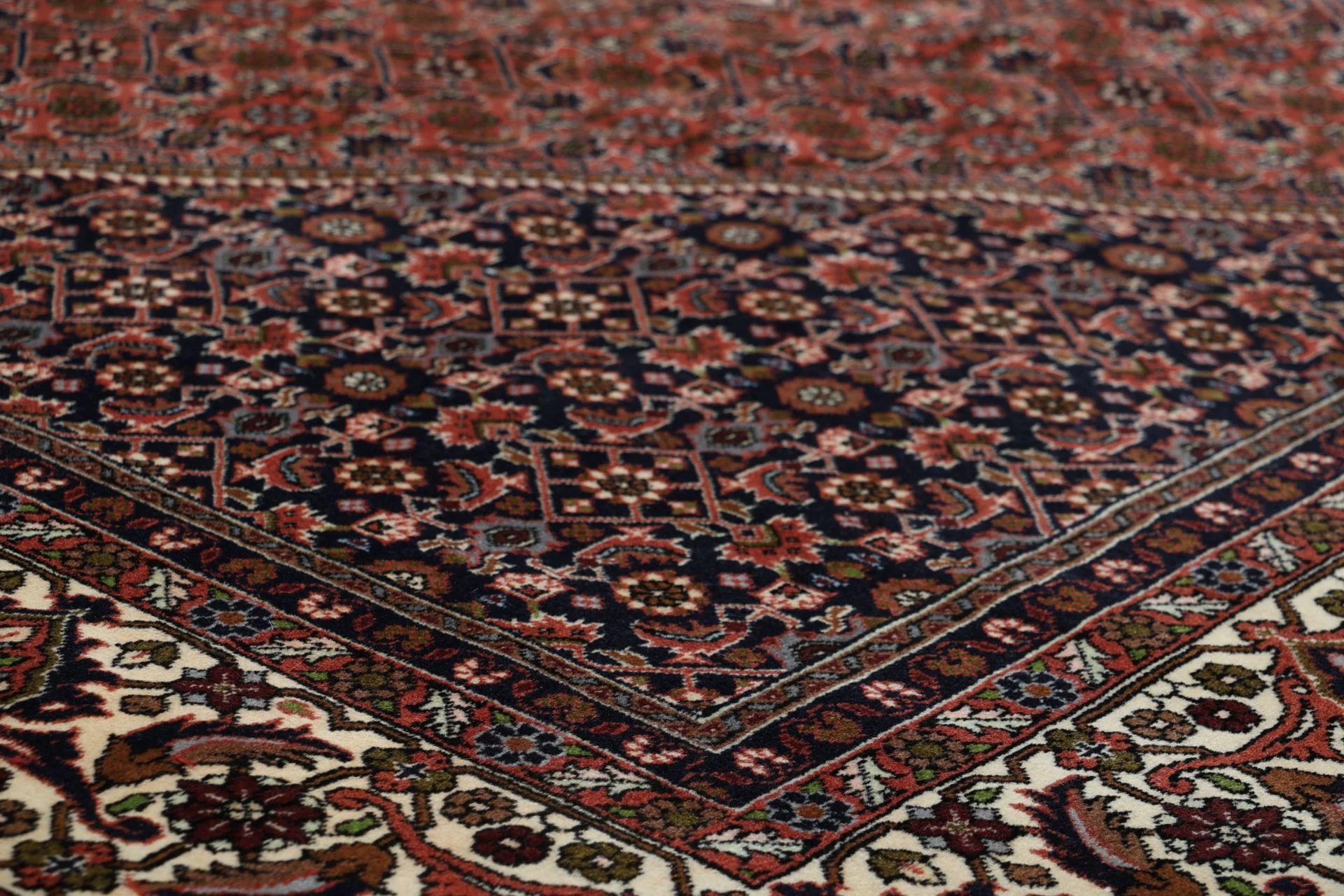 Hand-Knotted Bijar Persian Rug, 250 × 290 cm, Wool - Image 7