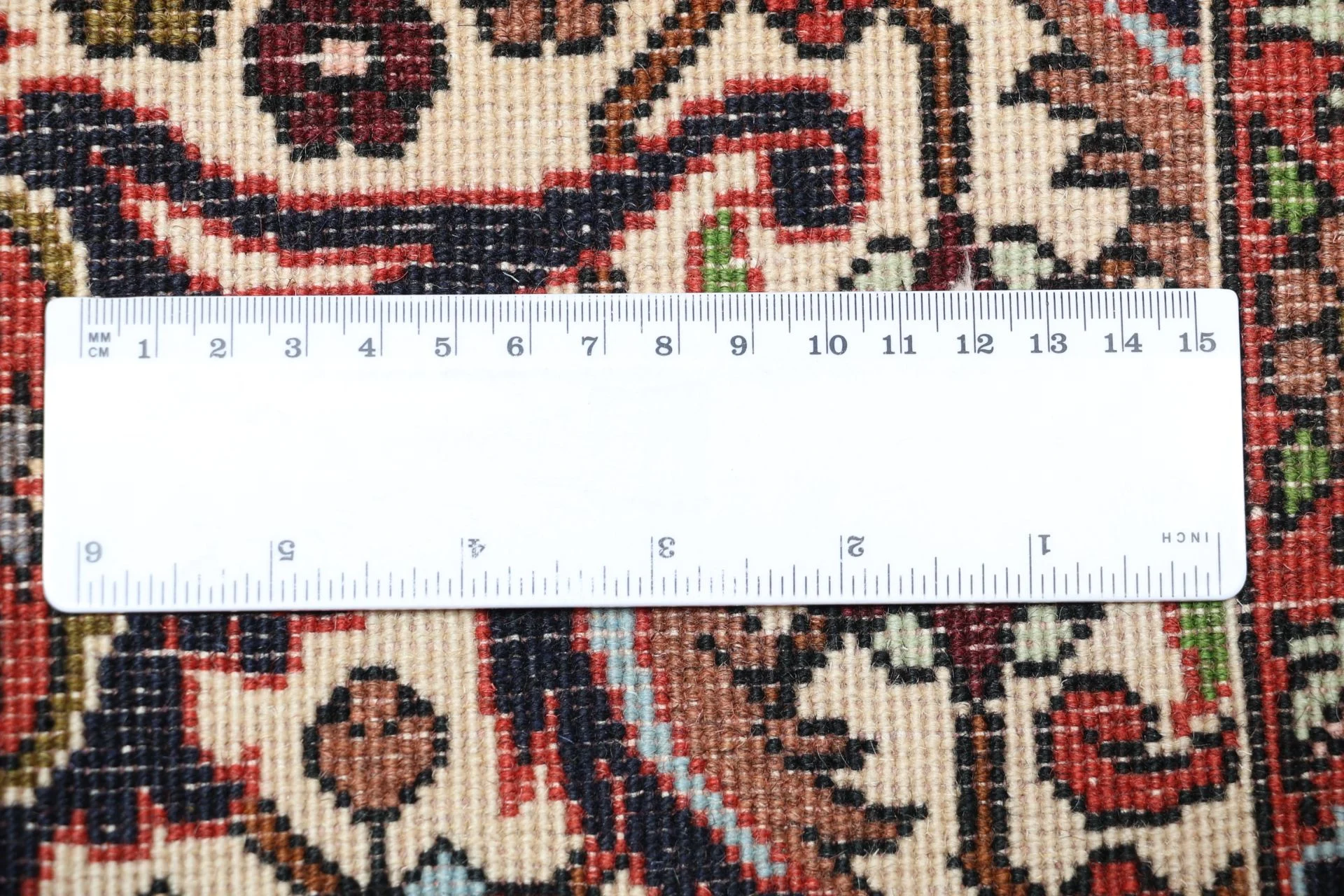 Hand-Knotted Bijar Persian Rug, 250 × 290 cm, Wool - Image 11