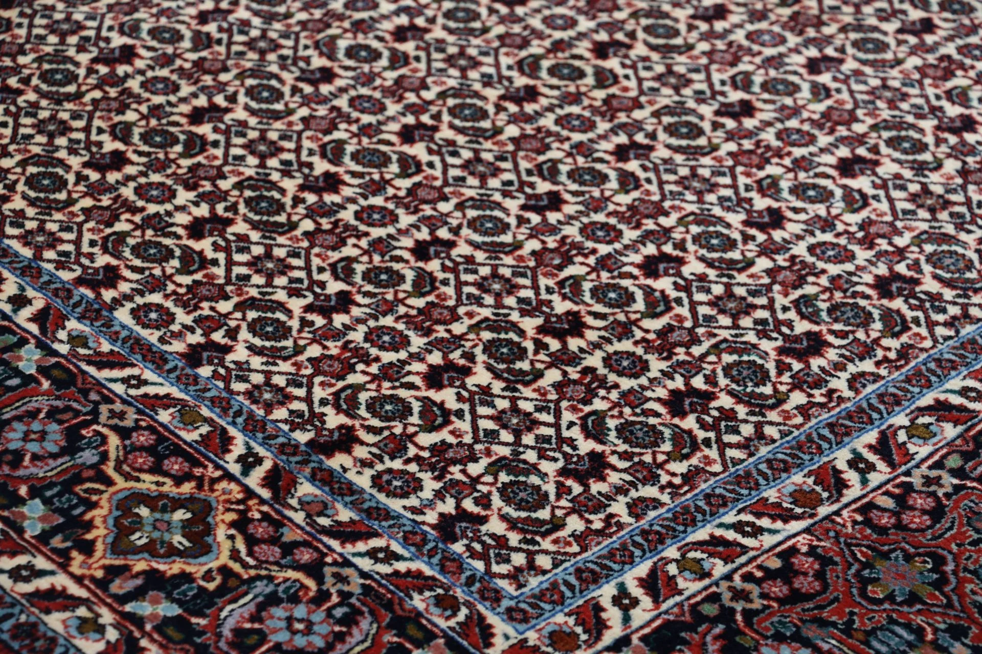 Hand-Knotted Bijar Persian Rug, 206 × 300 cm, Wool - Image 5