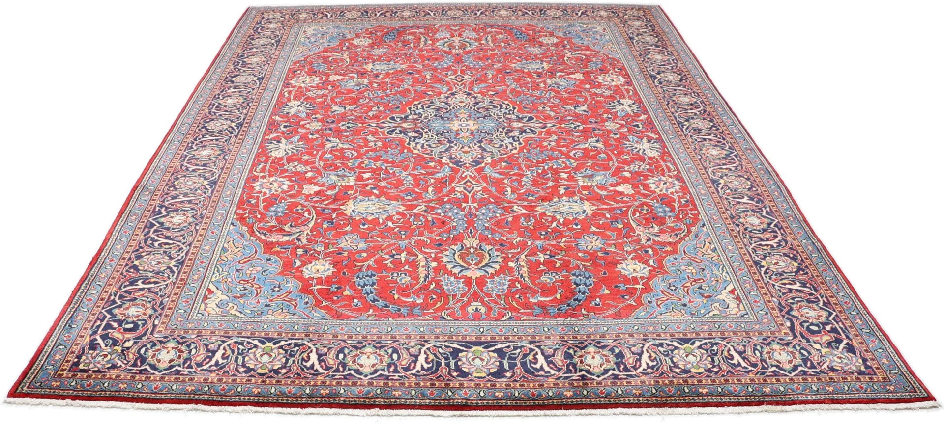 Alternative view of Wool Sarouk Persian Rug 262 × 345 cm, hand-knotted