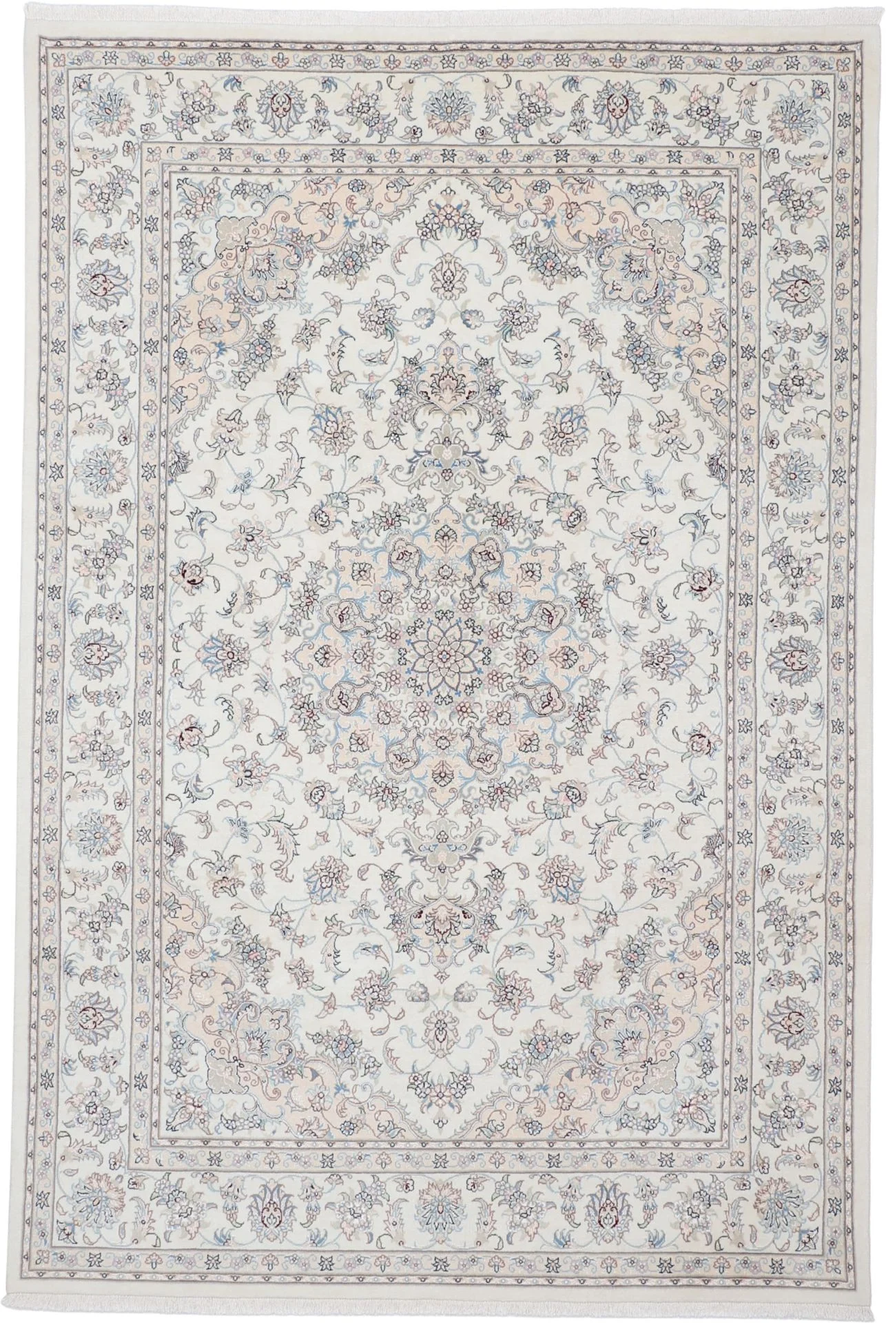 Wool Nain Persian Rug 200 × 300 cm, hand-knotted