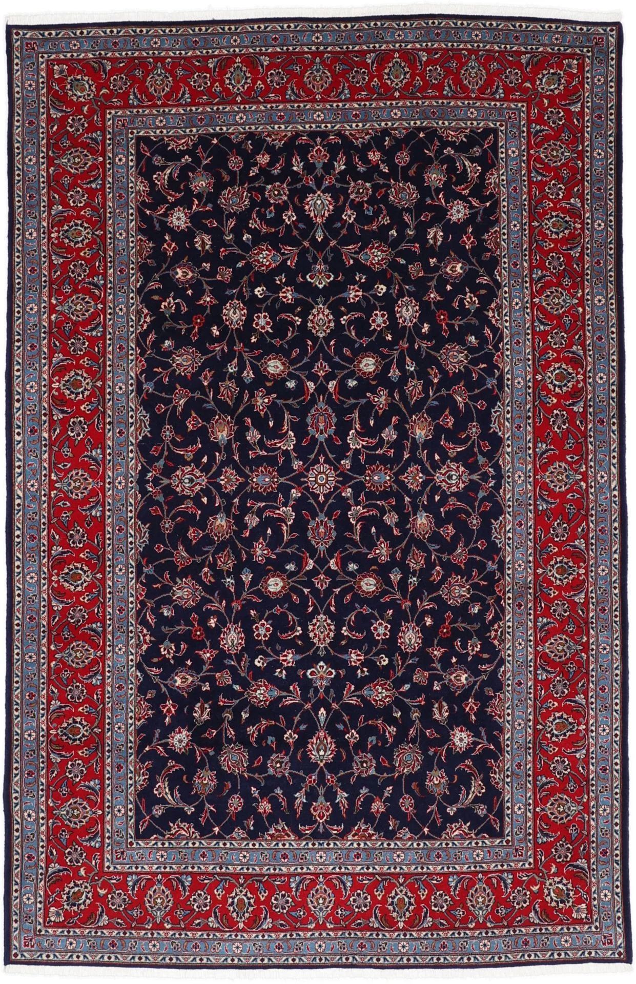 Kashan Persian Rug 199 × 305 cm in Wool, hand-knotted