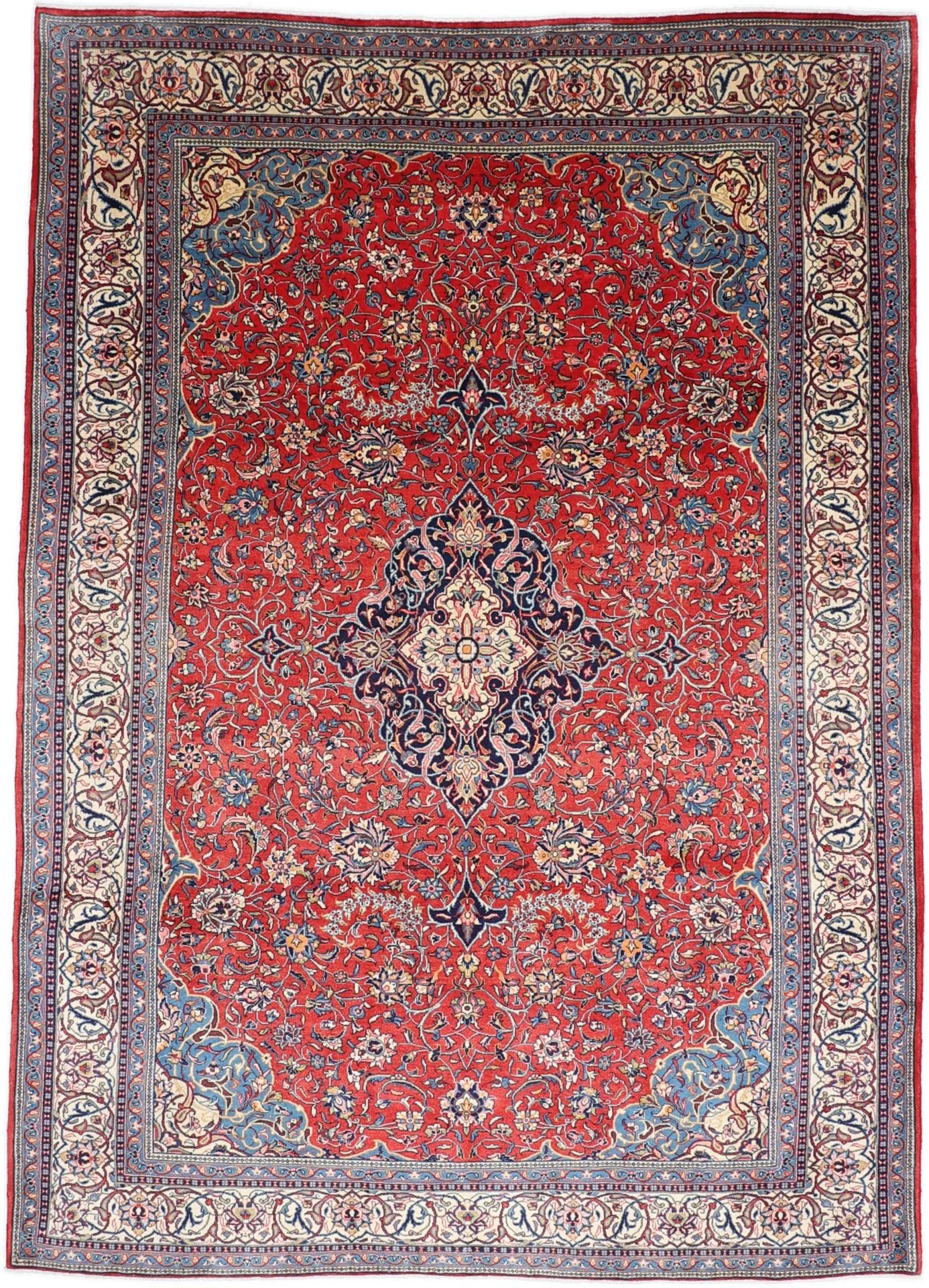 Wool Sarouk Persian Rug 250 × 355 cm, hand-knotted