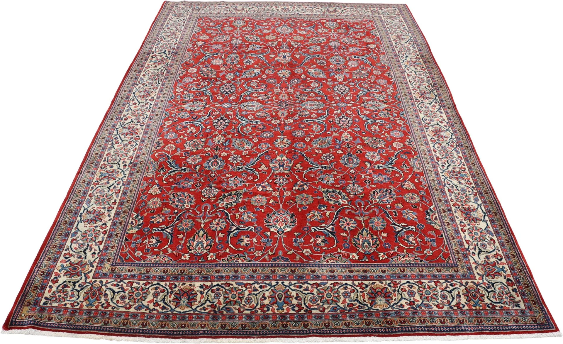 Alternative view of Hand-Knotted Sarouk Persian Rug, 218 × 320 cm, Wool