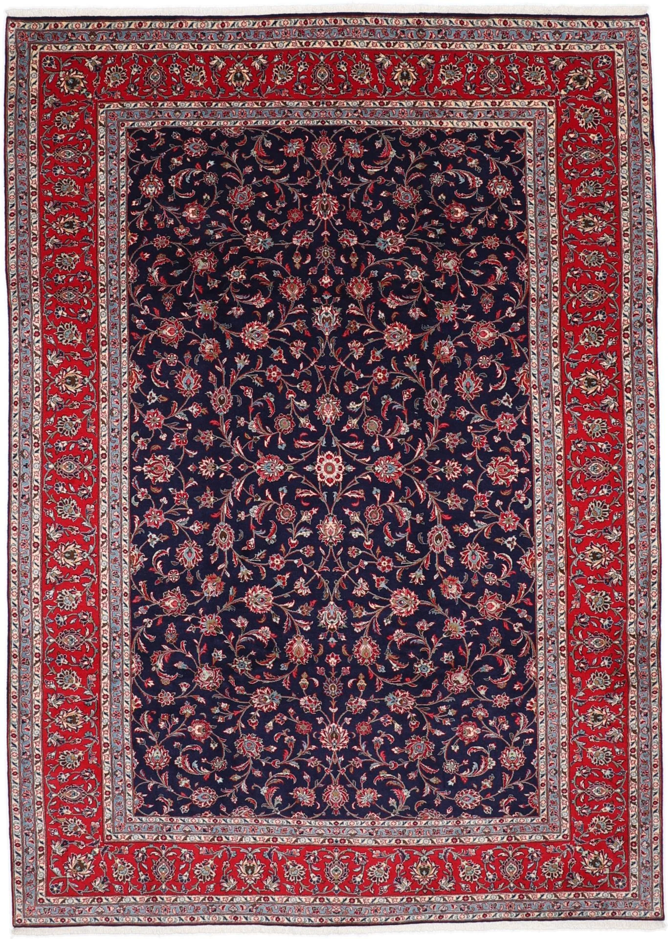 Kashan Persian Rug 248 × 350 cm in Wool, hand-knotted