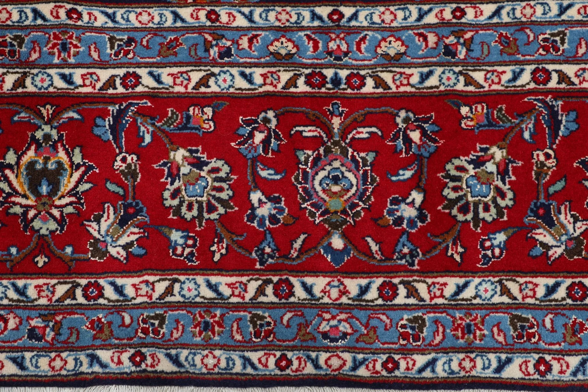 Hand-Knotted Kashan Persian Rug, 246 × 342 cm, Wool - Image 8