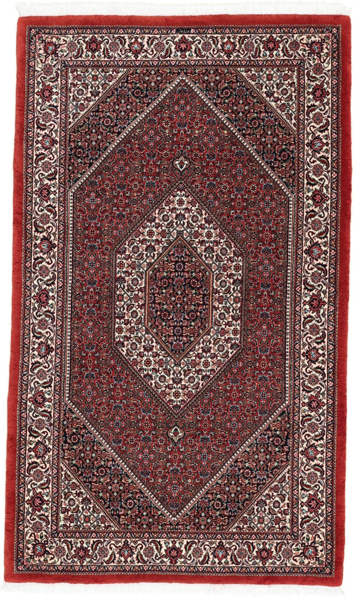 Bijar Persian Rug 115 × 190 cm in Wool & Silk, hand-knotted