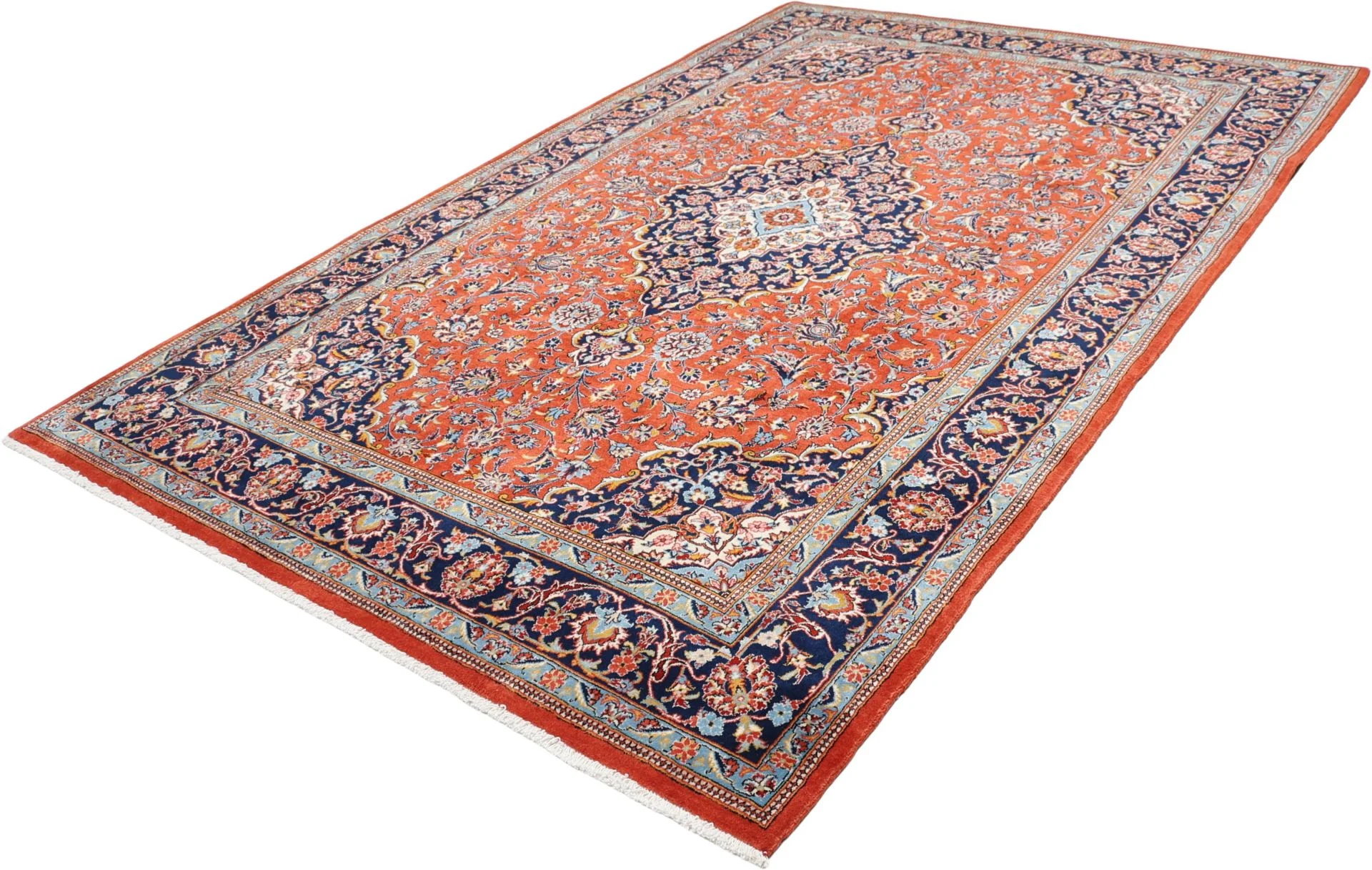 Wool Kashan Persian Rug 200 × 310 cm, hand-knotted - Image 3