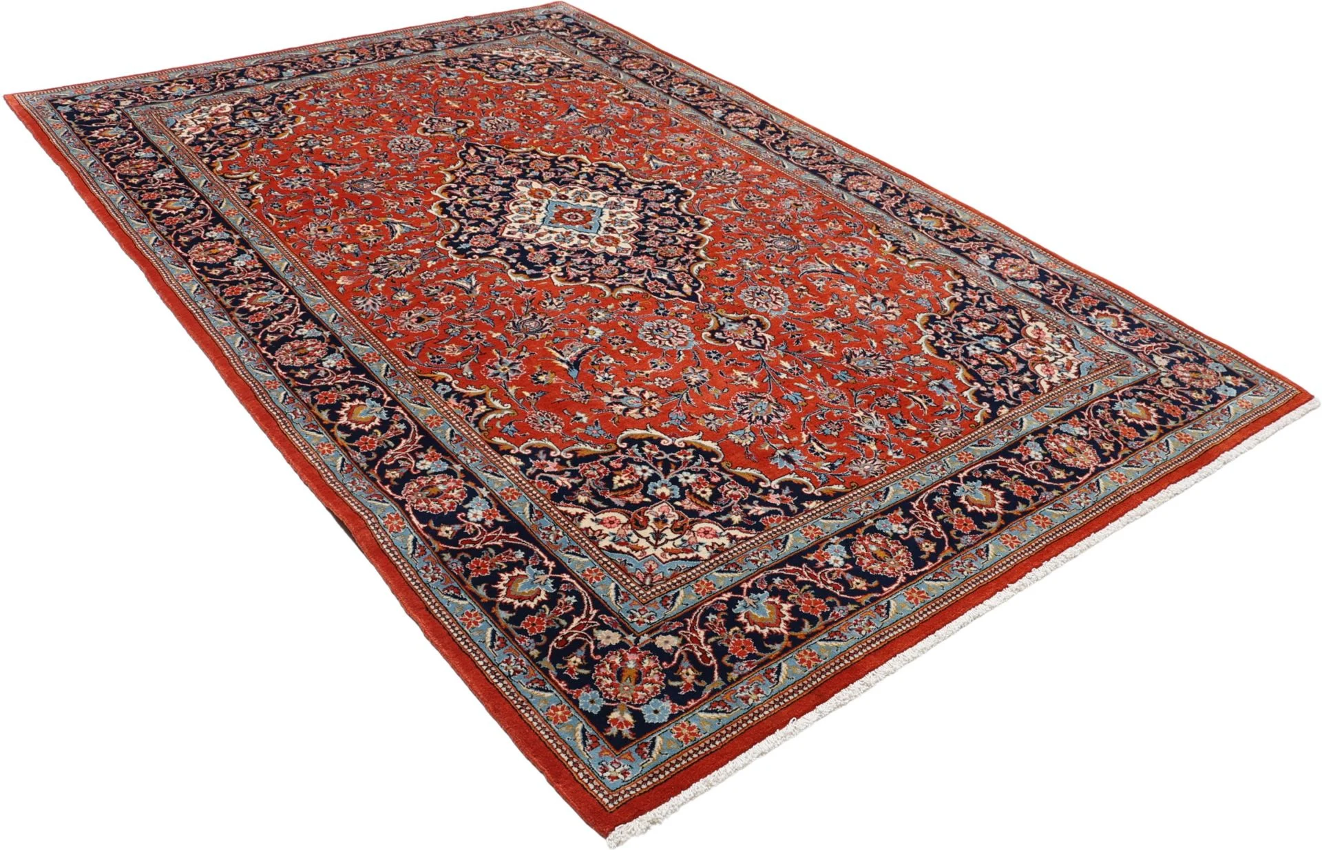 Wool Kashan Persian Rug 200 × 310 cm, hand-knotted - Image 4