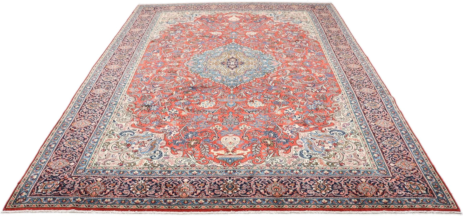 Alternative view of Hand-Knotted Sarouk Persian Rug, 265 × 366 cm, Wool