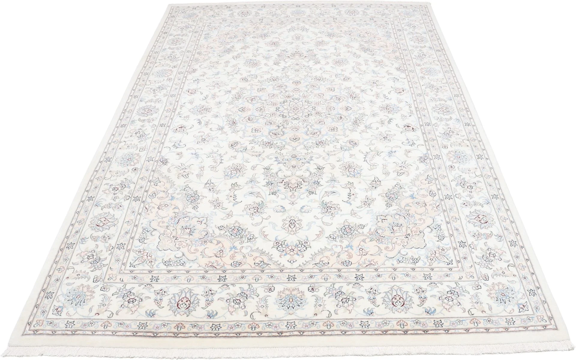 Alternative view of Wool Nain Persian Rug 200 × 300 cm, hand-knotted