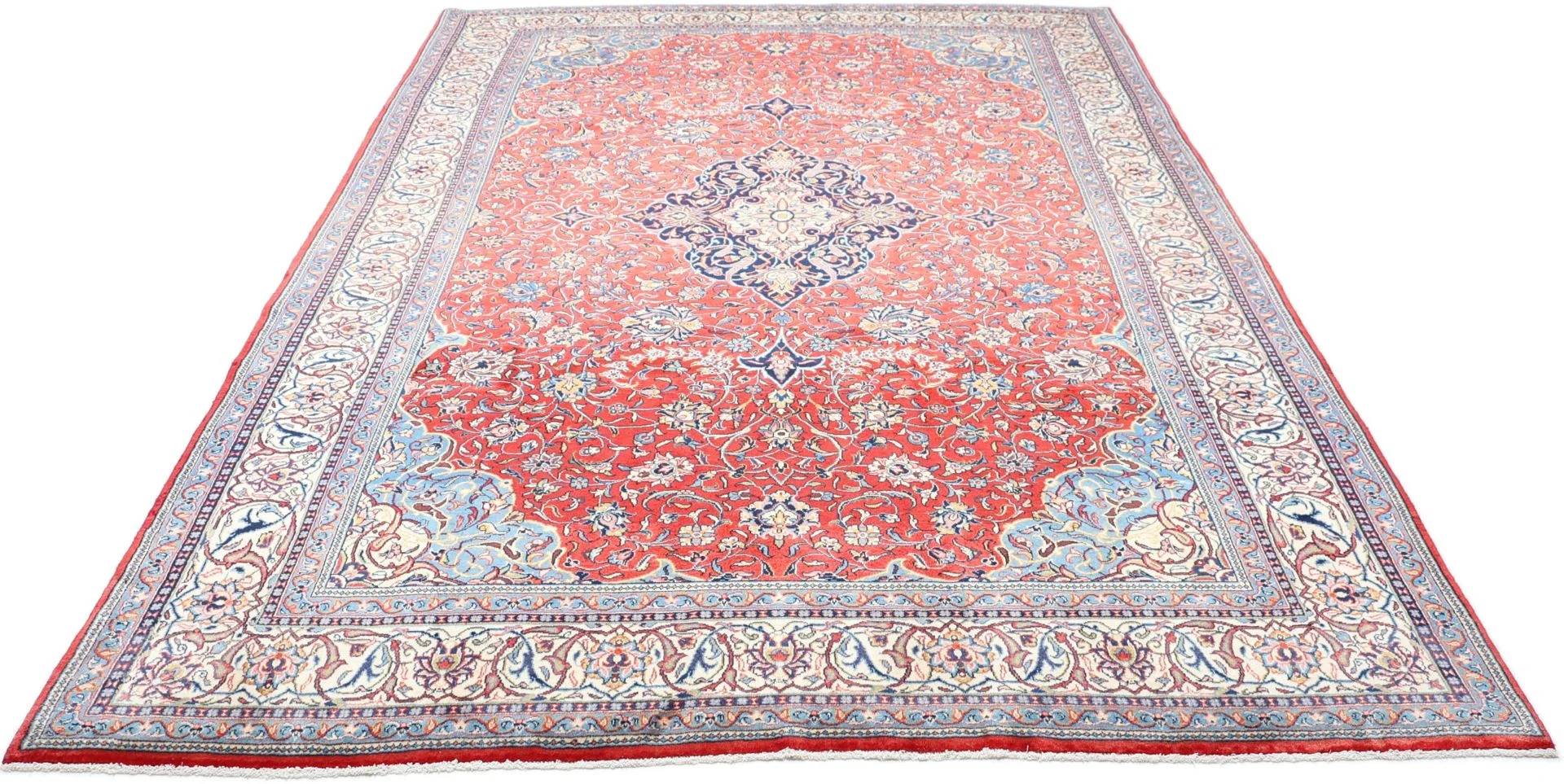 Alternative view of Wool Sarouk Persian Rug 250 × 355 cm, hand-knotted