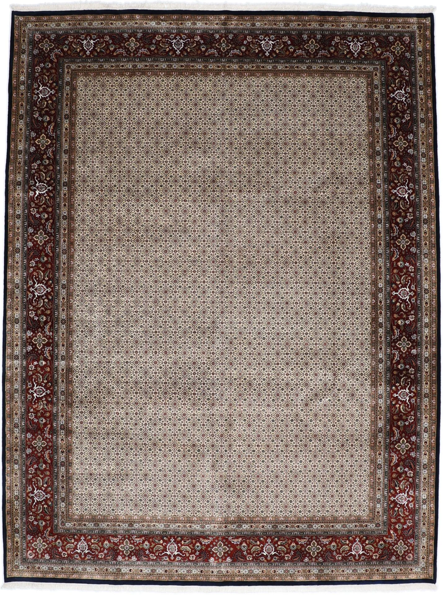 Wool Moud Indian Rug 299 × 397 cm, hand-knotted