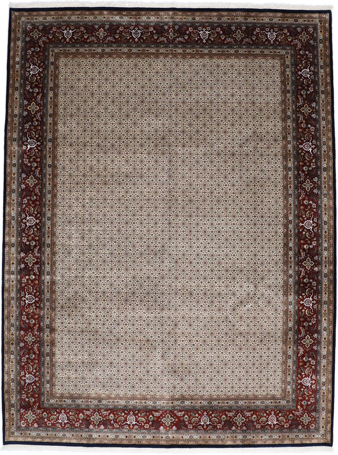 Wool Moud Indian Rug 298 × 398 cm, hand-knotted