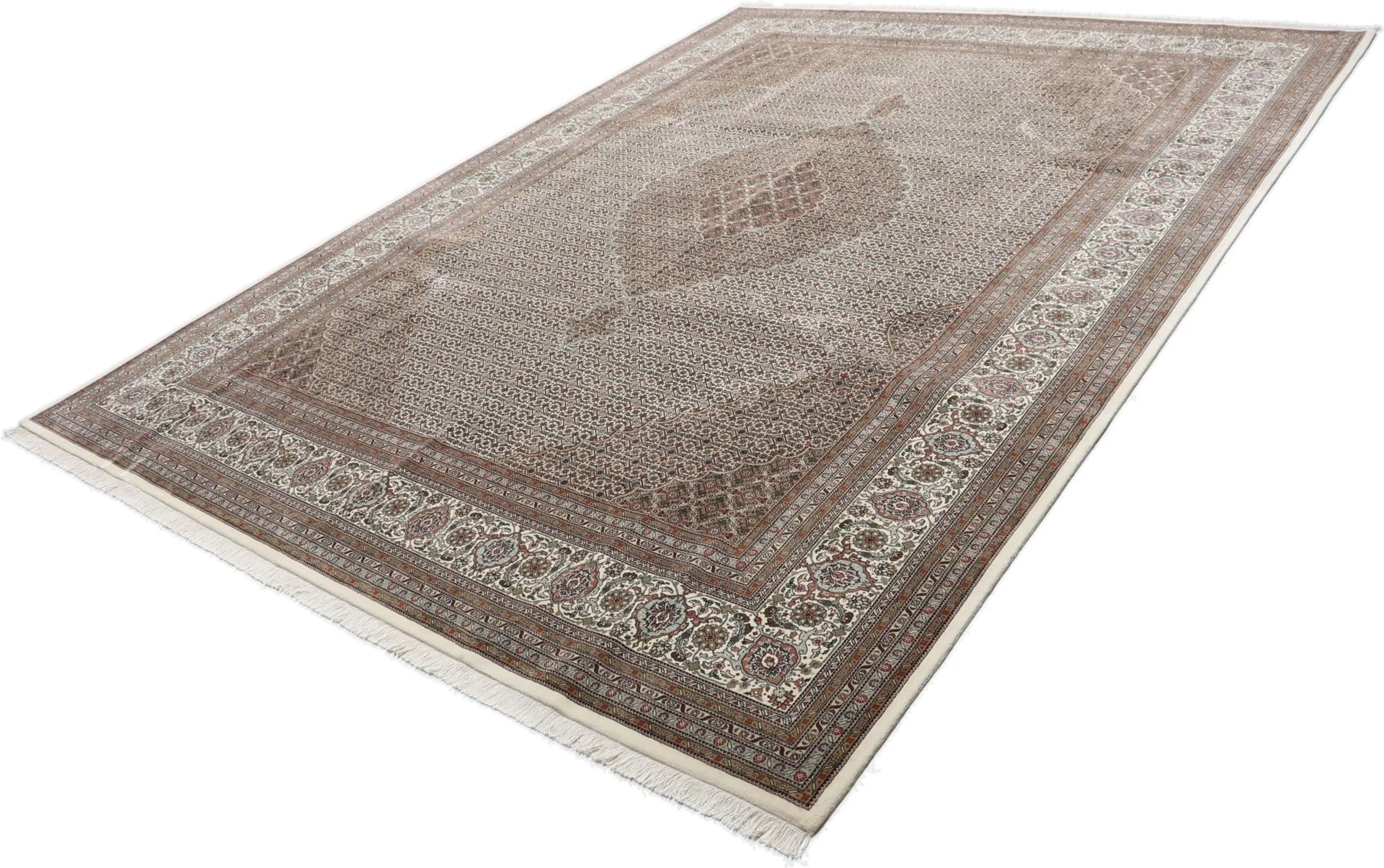 Tabriz Indian Rug 298 × 397 cm in Wool, hand-knotted - Image 3
