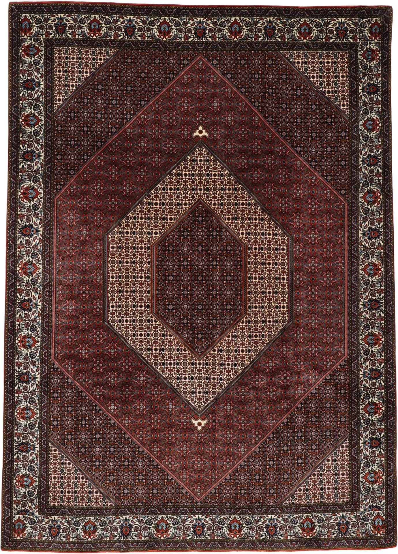 Wool Bijar Persian Rug 253 × 356 cm, hand-knotted