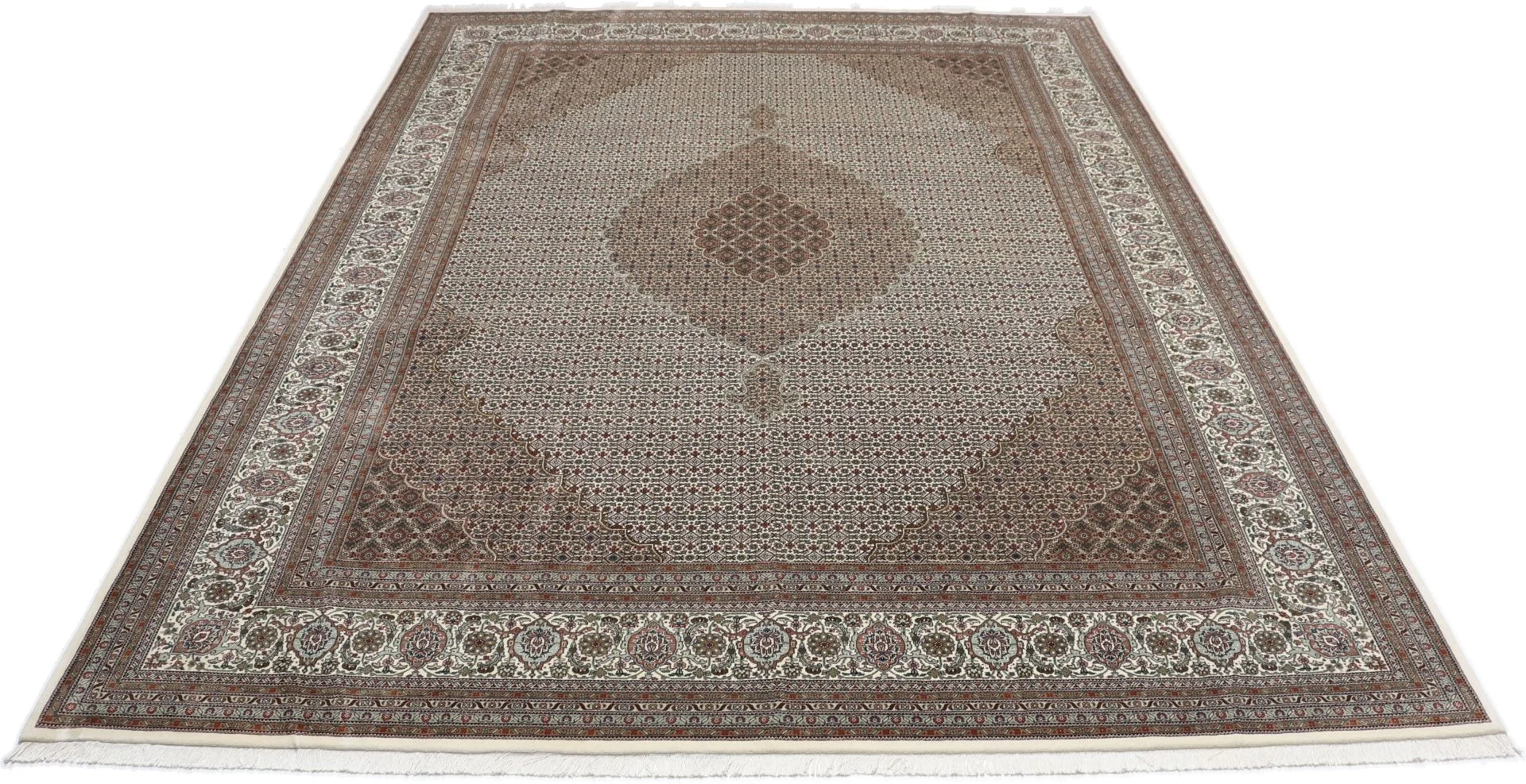 Tabriz Indian Rug 298 × 397 cm in Wool, hand-knotted - Image 5