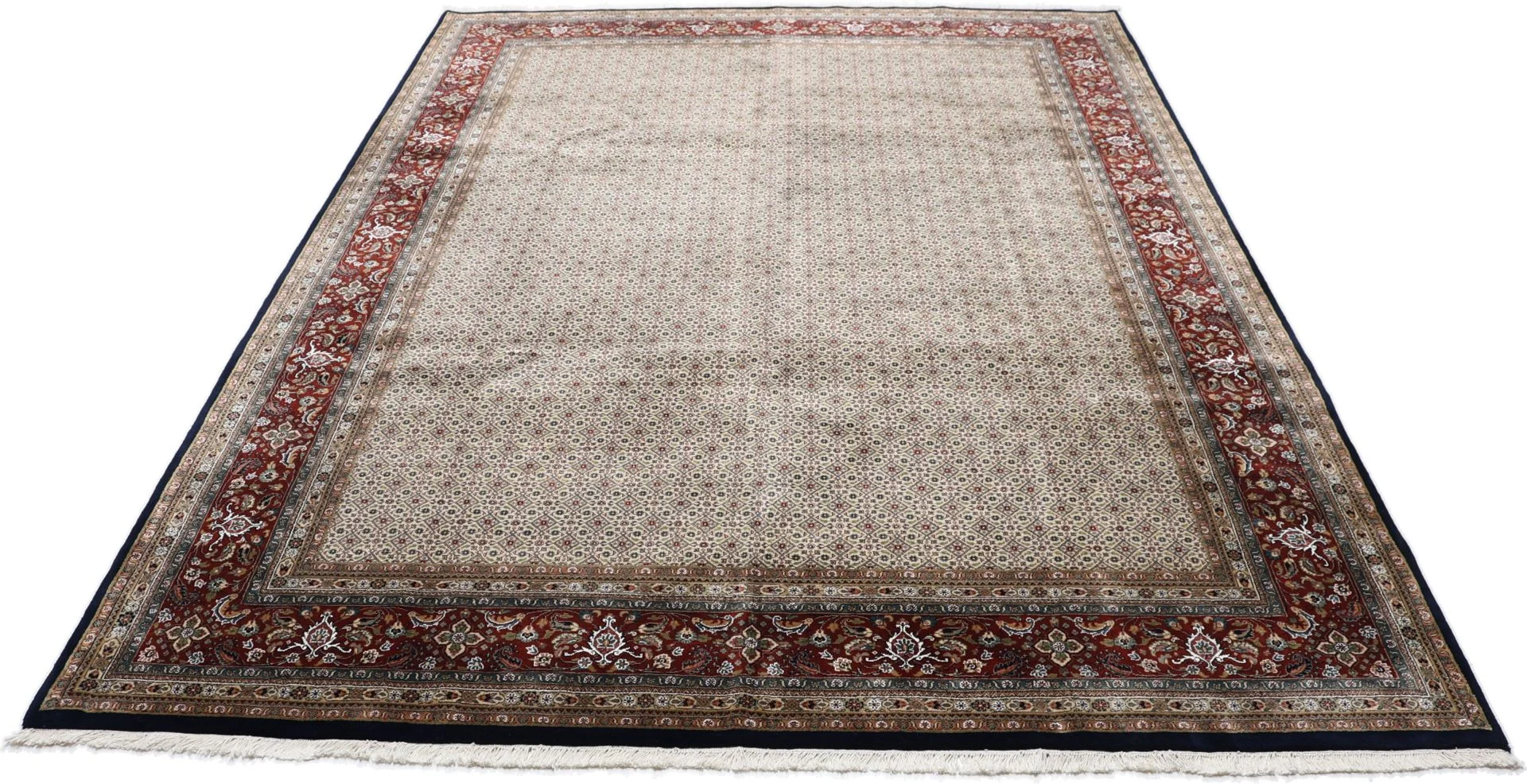 Alternative view of Wool Moud Indian Rug 299 × 397 cm, hand-knotted