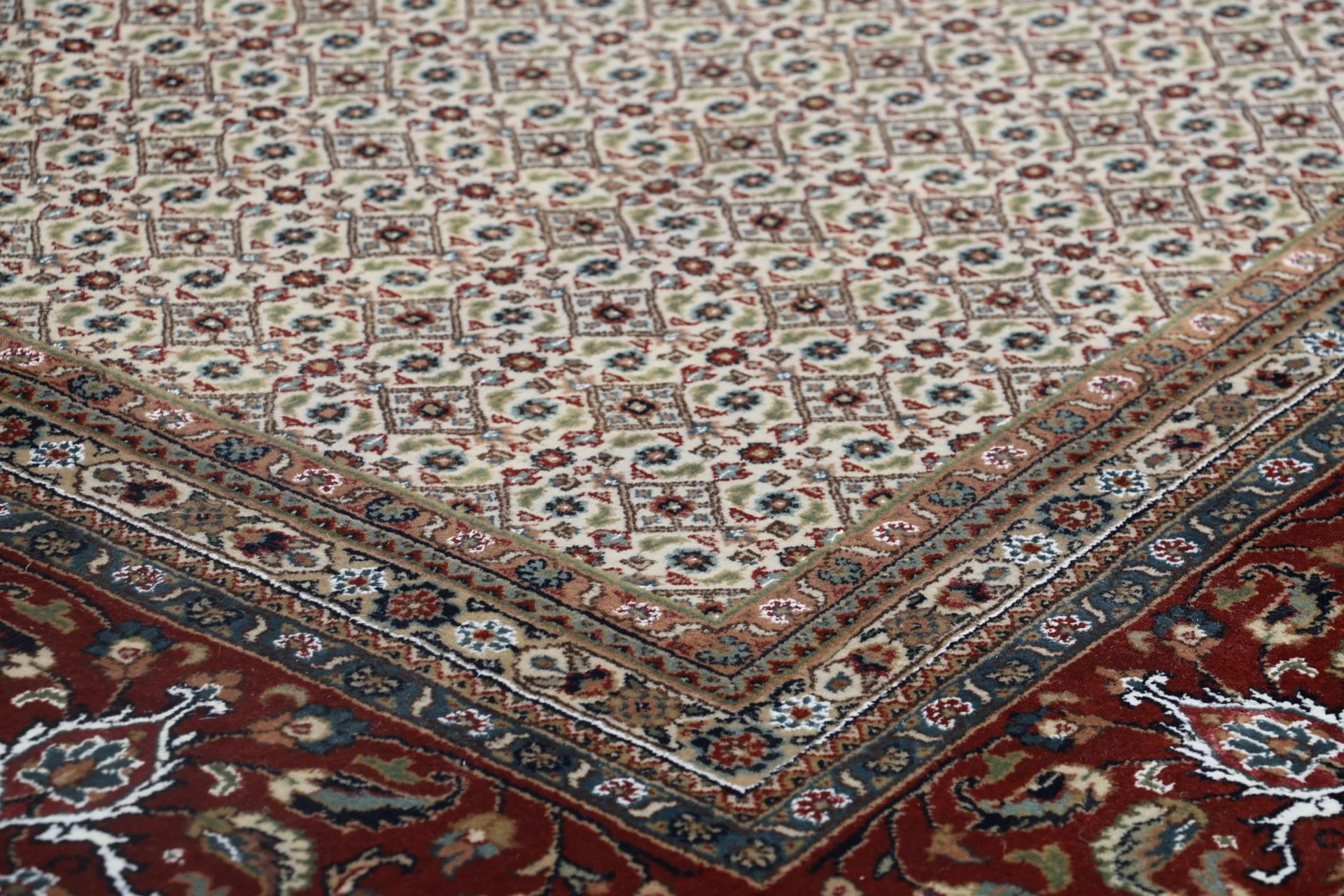Wool Moud Indian Rug 298 × 398 cm, hand-knotted - Image 7
