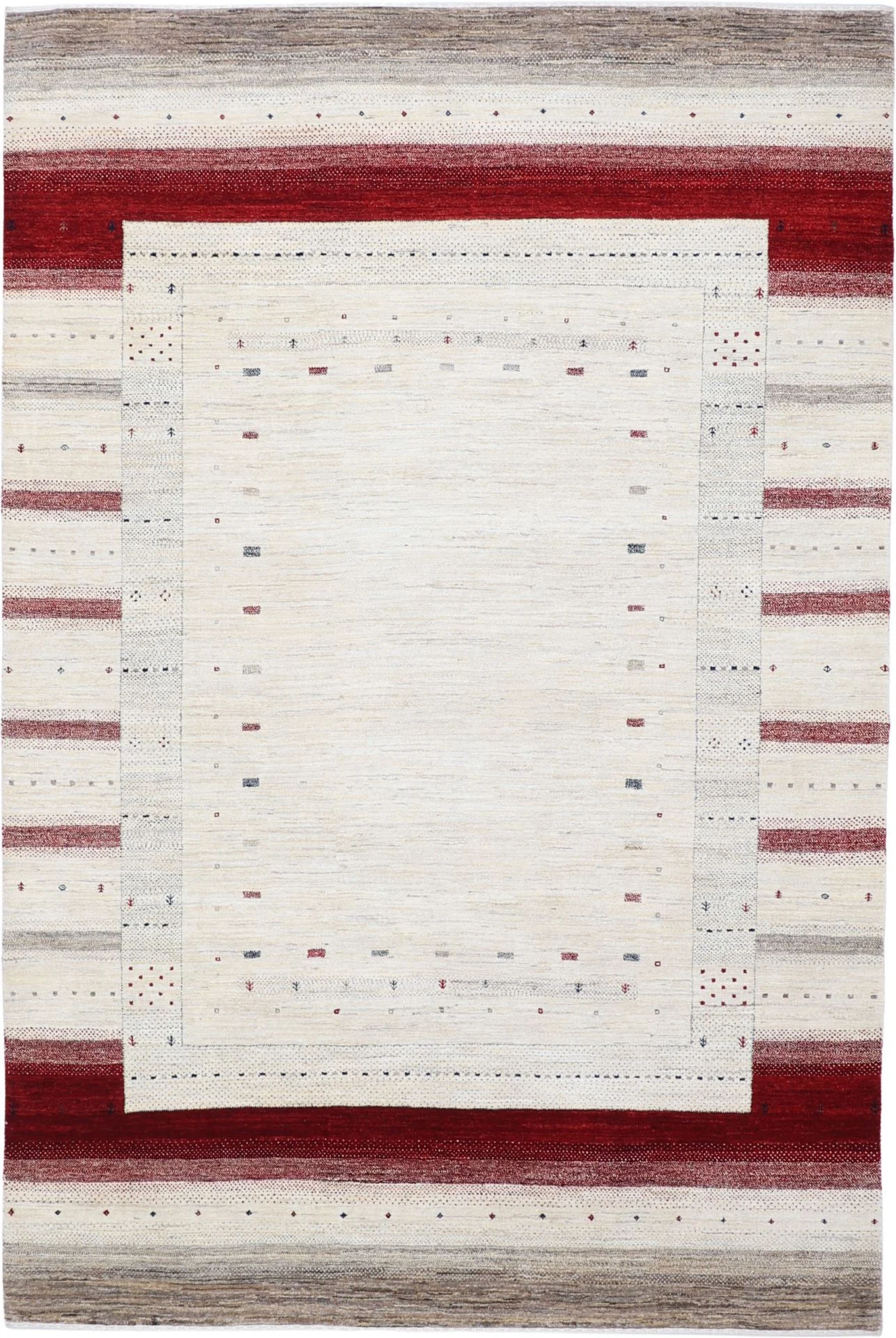 Loribaft Indian Rug 201 × 300 cm in Wool, hand-knotted