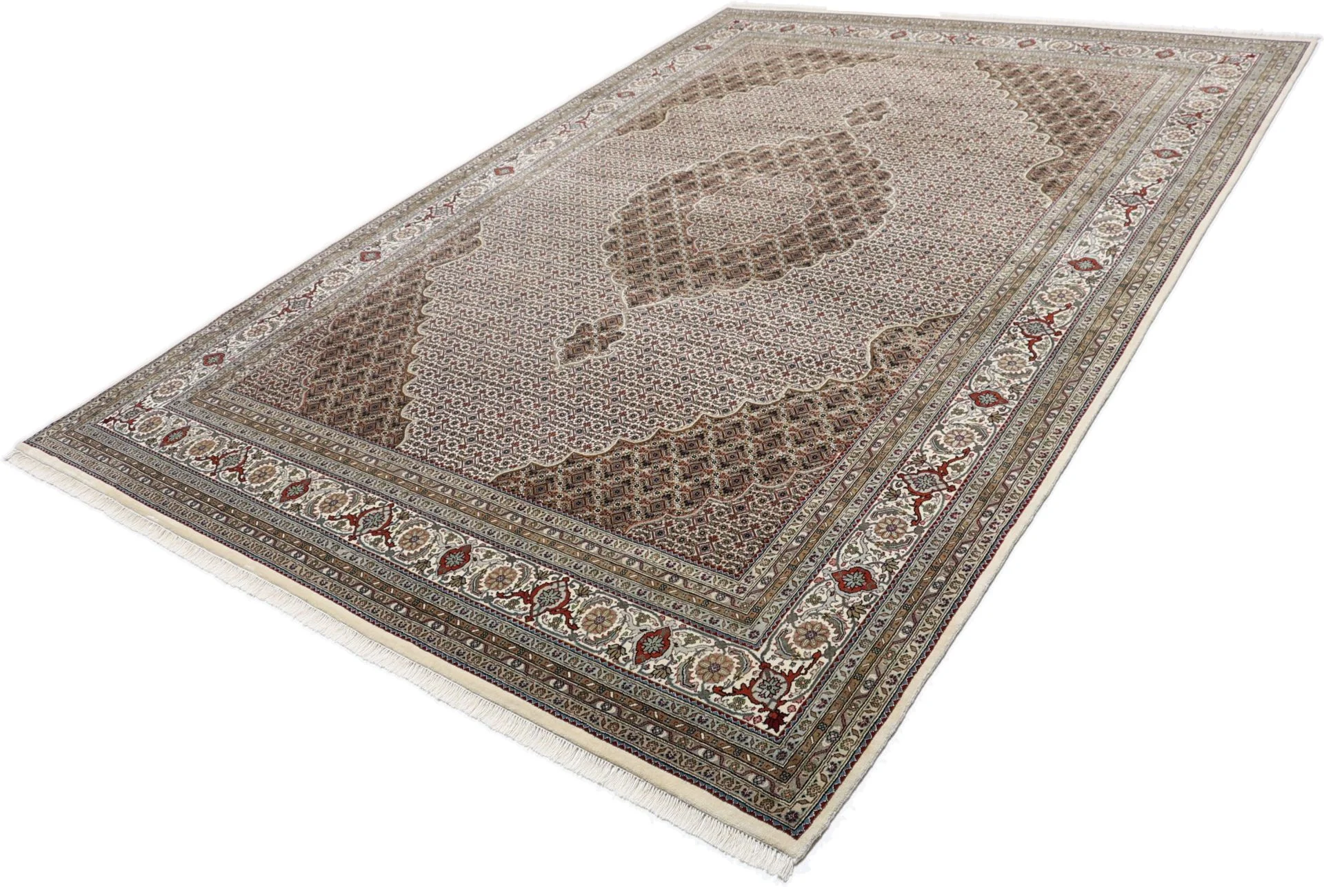 Wool Tabriz Indian Rug 250 × 354 cm, hand-knotted - Image 3