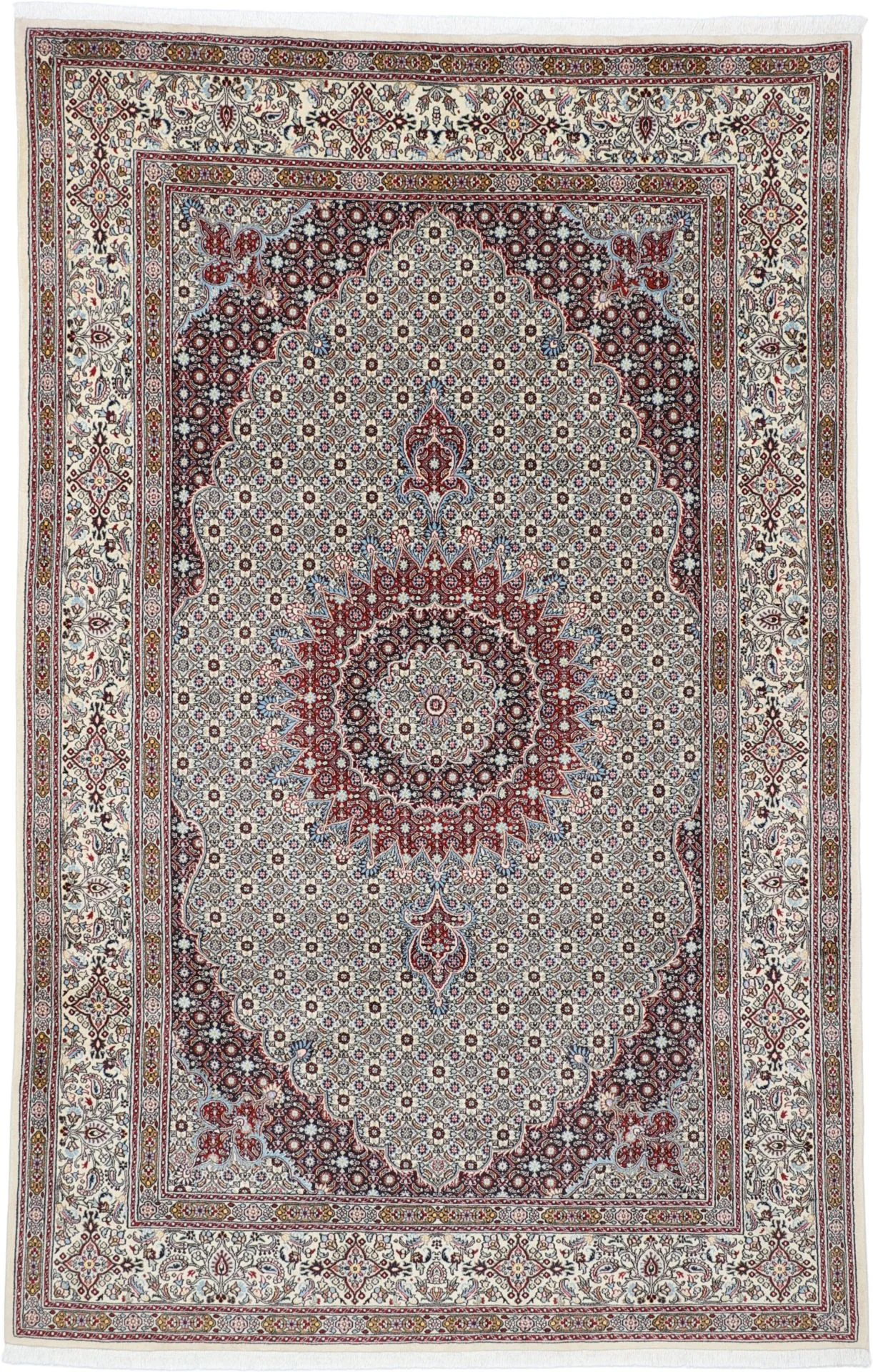 Moud Persian Rug 195 × 305 cm in Wool, hand-knotted