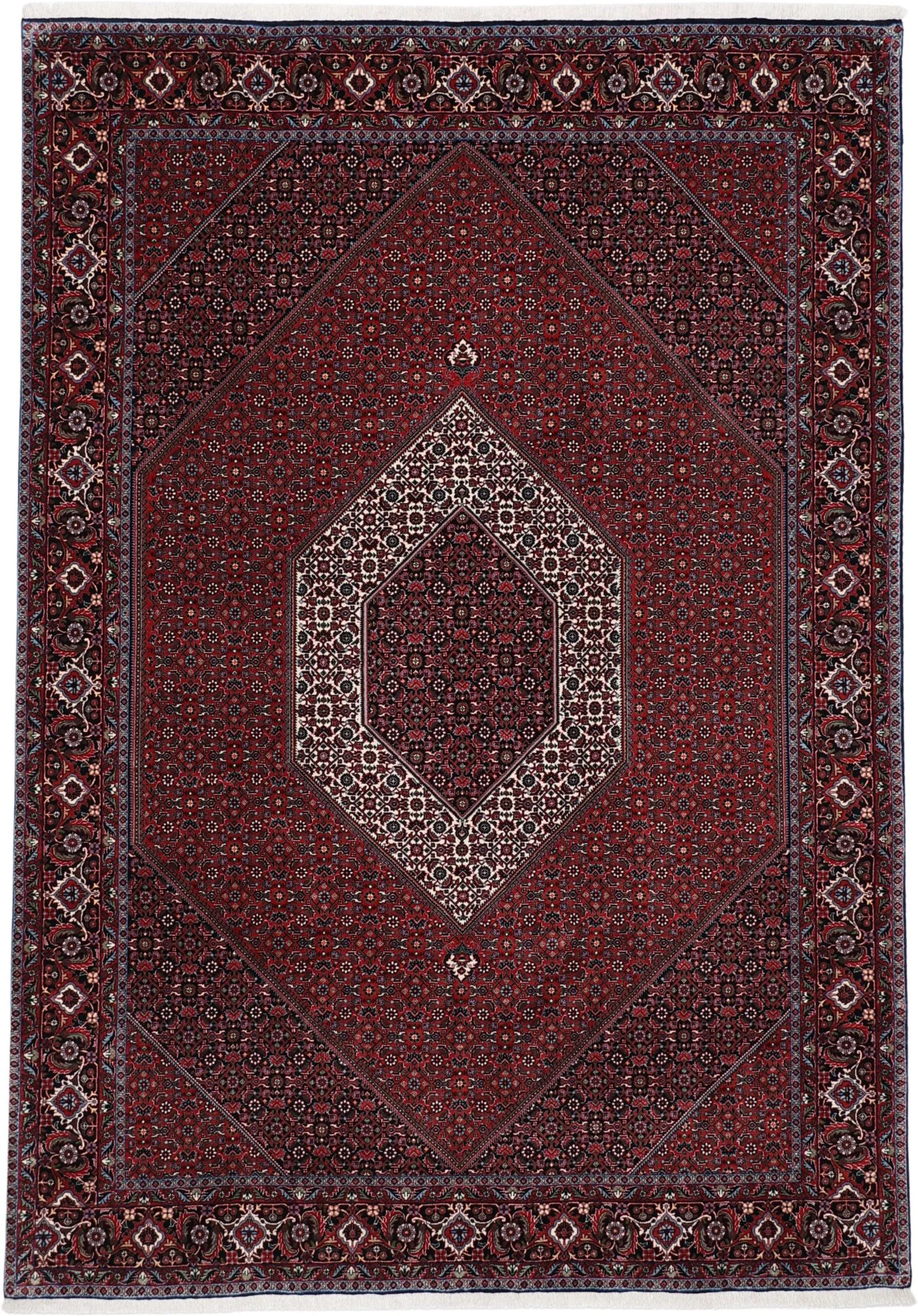 Wool Bijar Persian Rug 205 × 295 cm, hand-knotted
