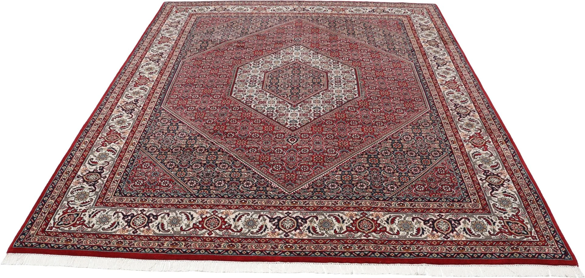 Alternative view of Wool Bijar Indian Rug 243 × 299 cm, hand-knotted