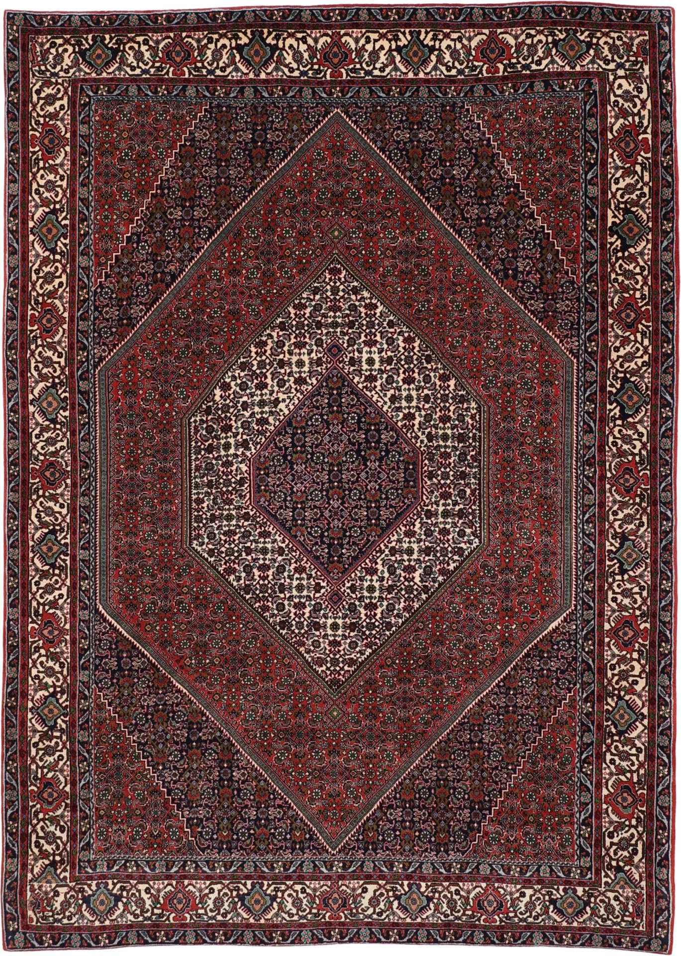 Bijar Persian Rug 210 × 295 cm in Wool, hand-knotted