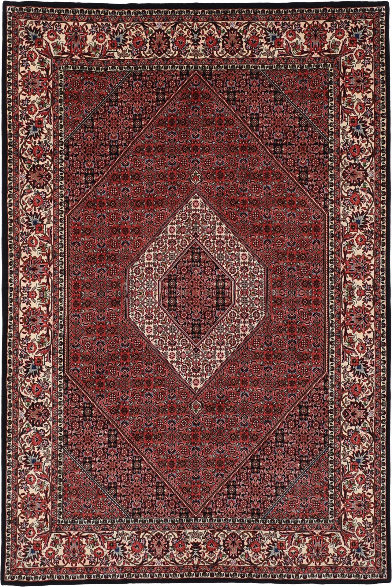 Bijar Persian Rug 205 × 305 cm in Wool, hand-knotted