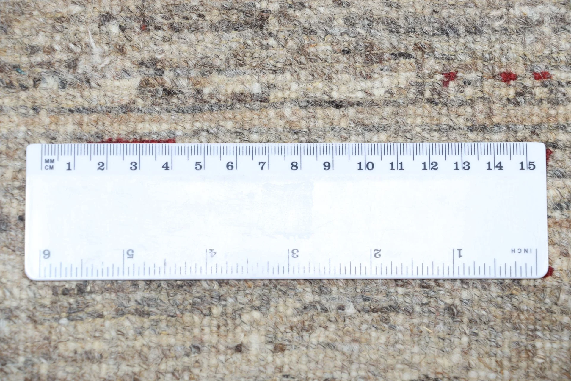 Hand-Knotted Loribaft Indian Rug, 248 × 306 cm, Wool - Image 9