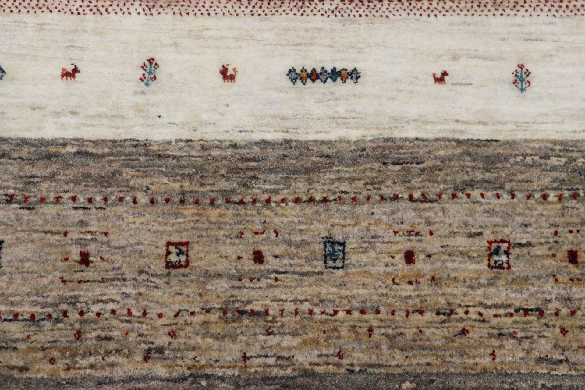 Hand-Knotted Loribaft Indian Rug, 248 × 306 cm, Wool - Image 10