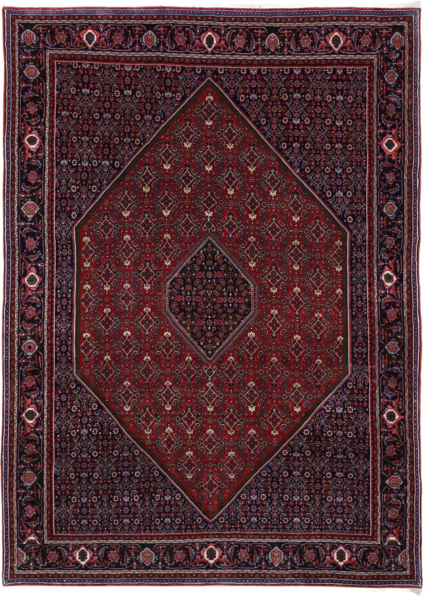 Bijar Persian Rug 212 × 292 cm in Wool, hand-knotted