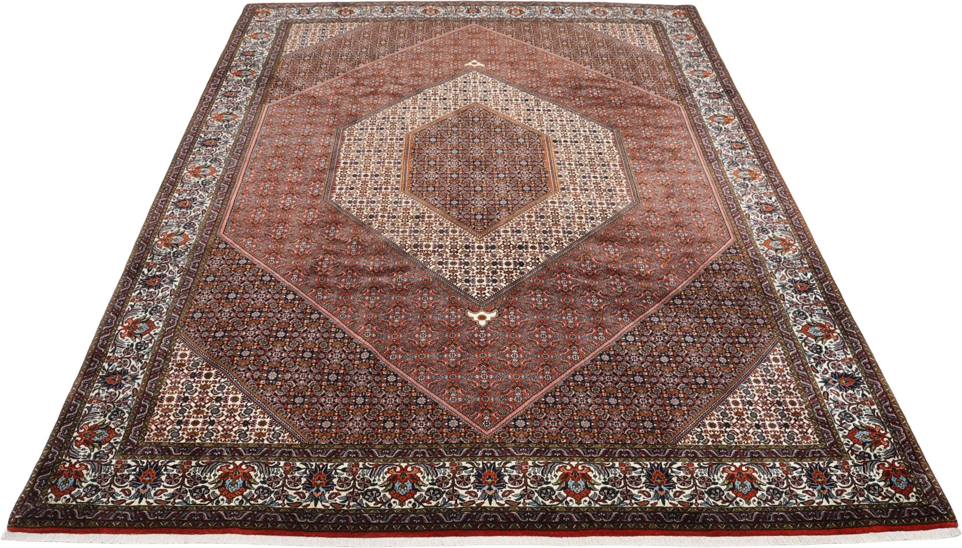 Alternative view of Wool Bijar Persian Rug 253 × 356 cm, hand-knotted