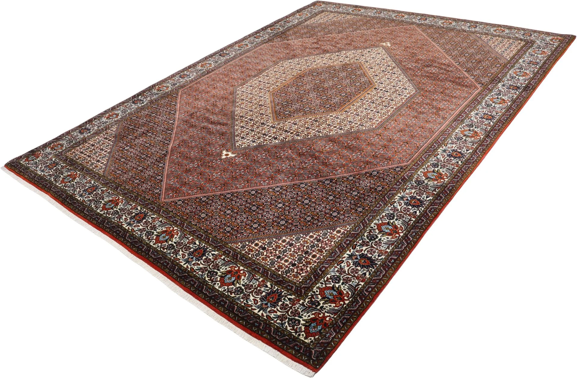 Wool Bijar Persian Rug 253 × 356 cm, hand-knotted - Image 3
